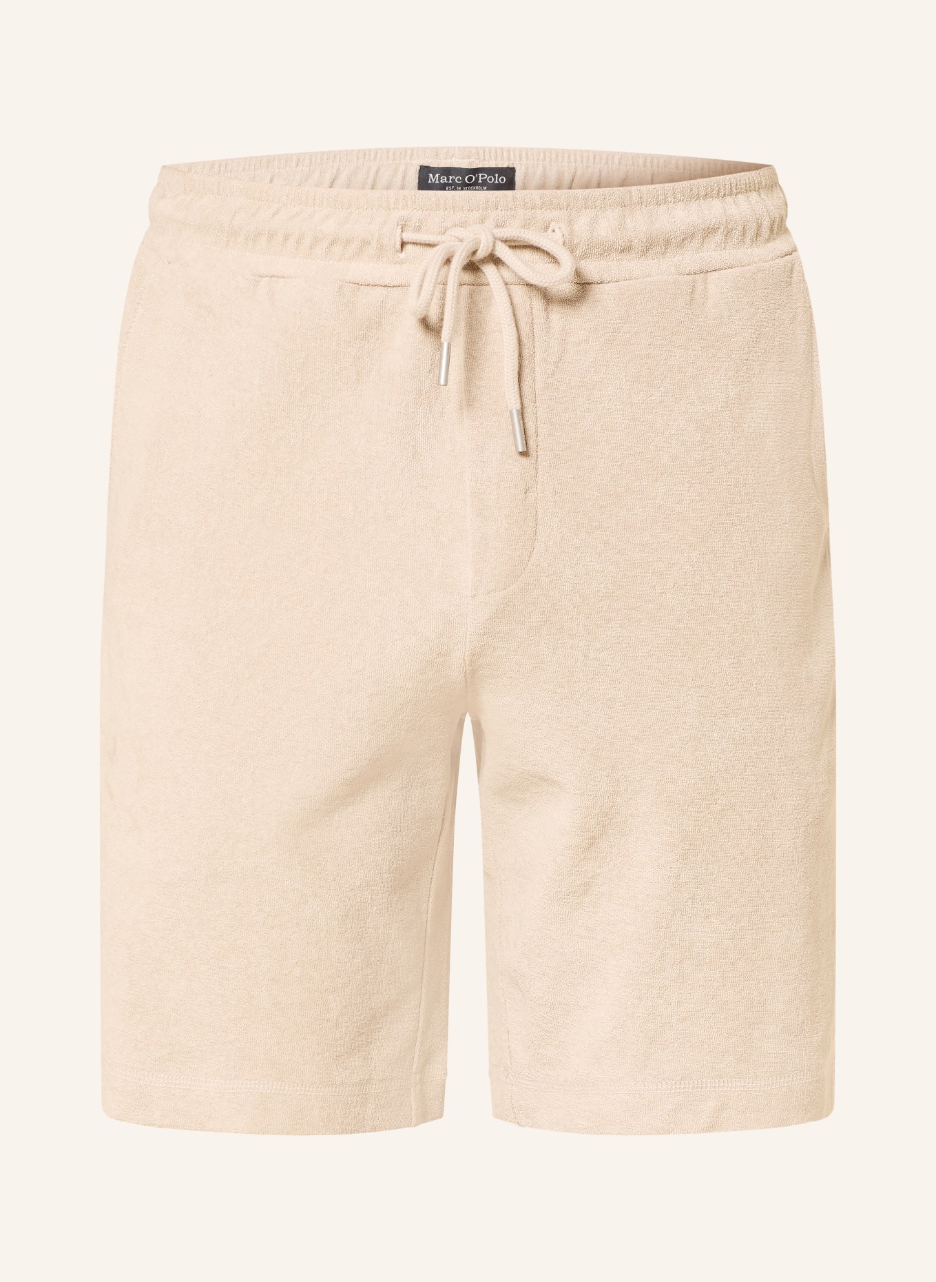 Marc O'Polo short en éponge: BEIGE