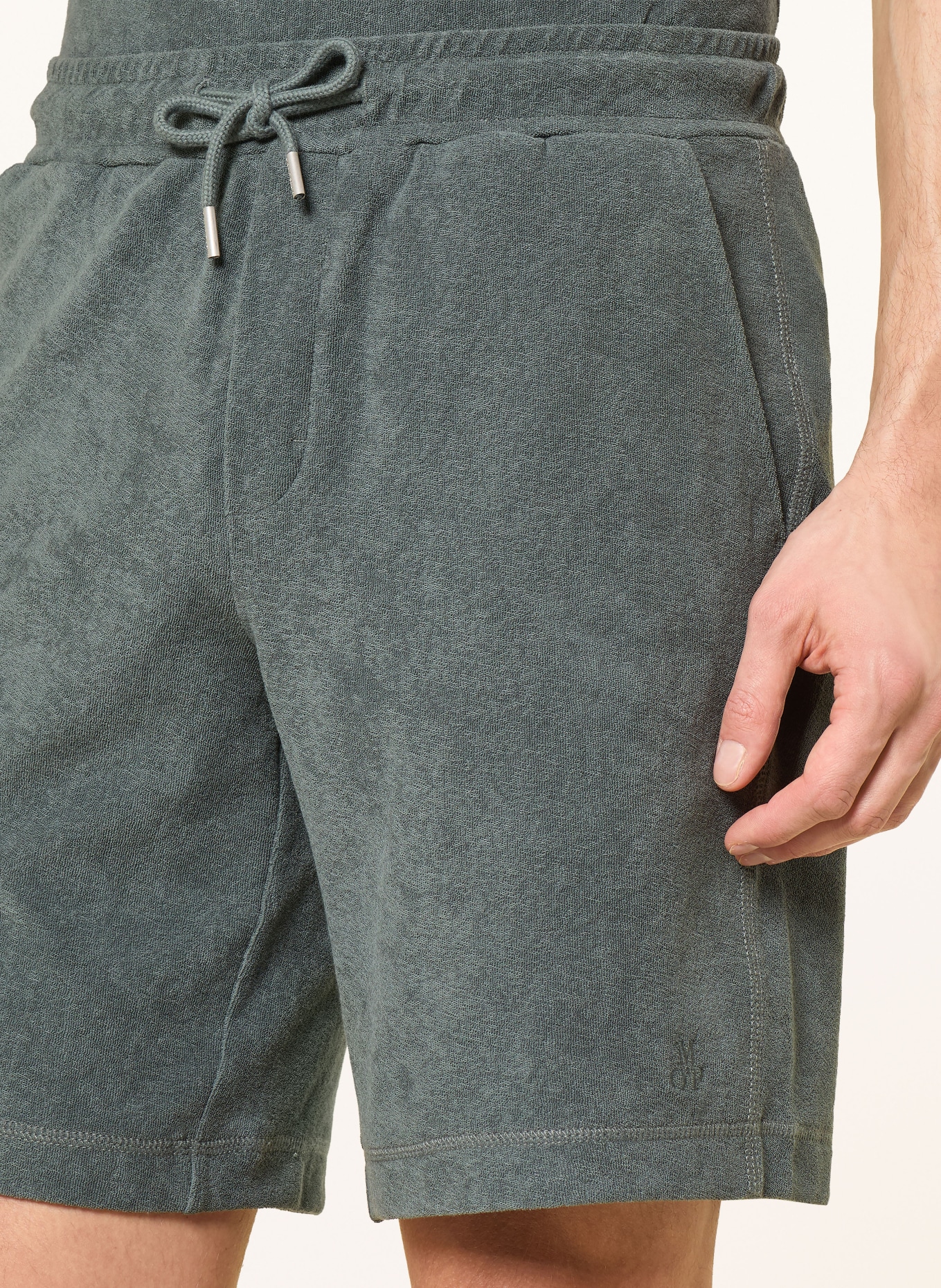 Marc O'Polo Frotteeshorts: GRAU
