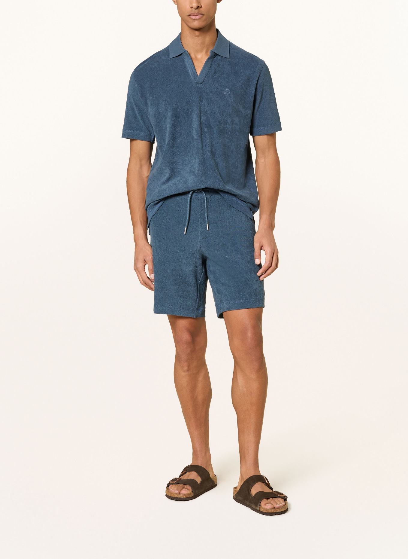 Marc O'Polo Szorty frotte: NIEBIESKI