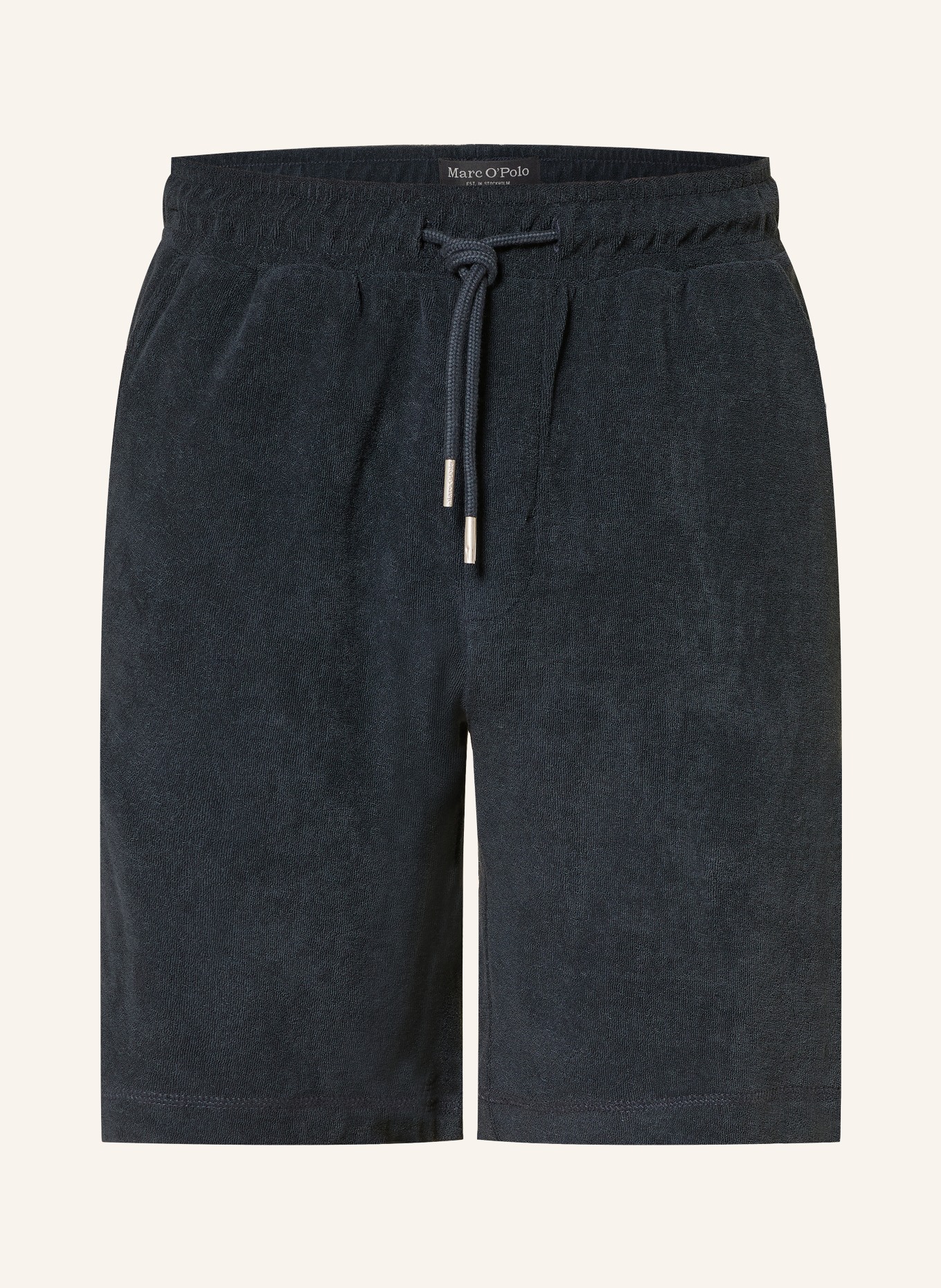 Marc O'Polo Frotteeshorts: DUNKELBLAU
