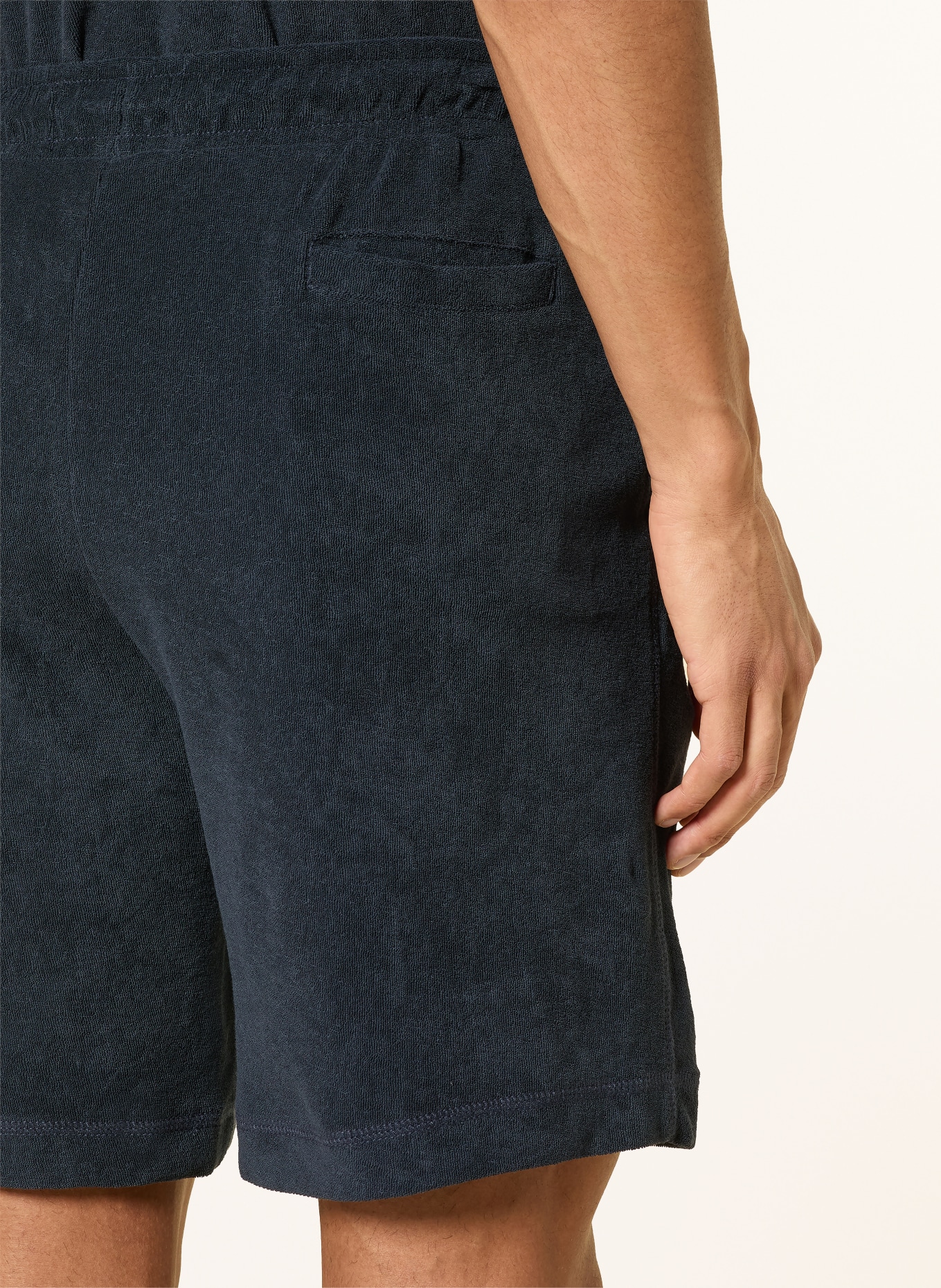 Marc O'Polo Frotteeshorts: DUNKELBLAU
