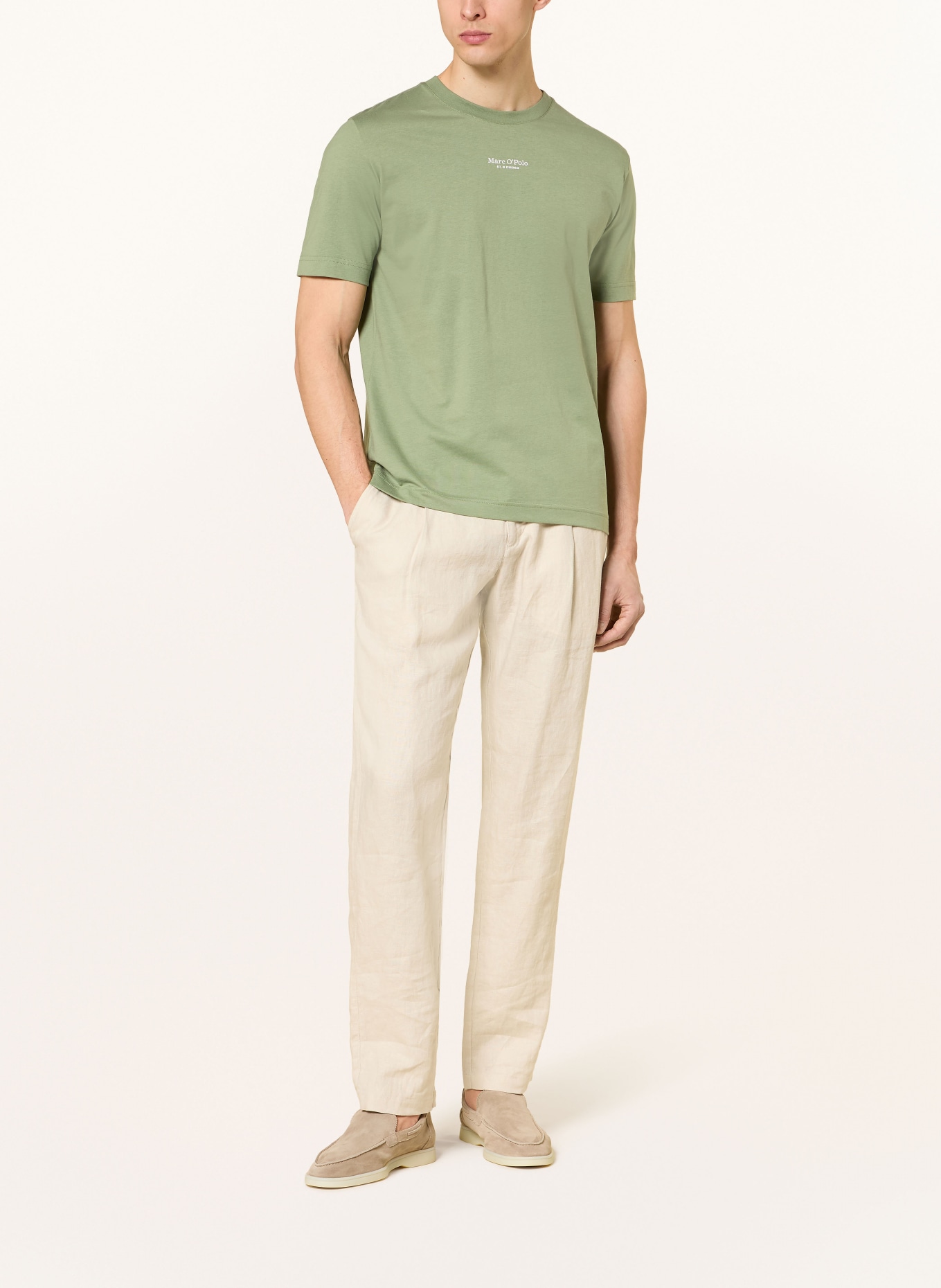 Marc O'Polo T-shirt: GRØN