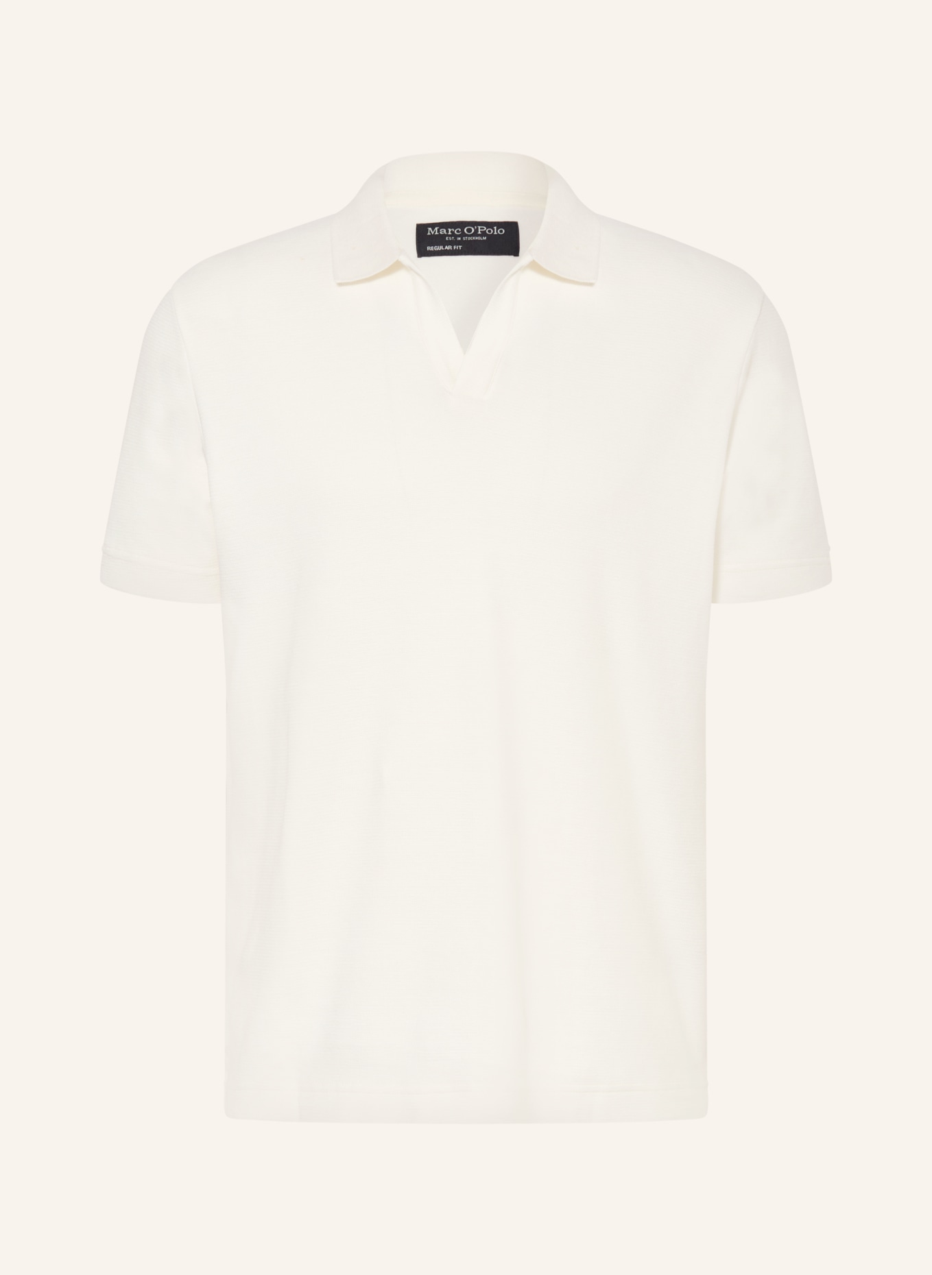 Marc O'Polo Jersey Polo Shirt, Regular Fit: WHITE