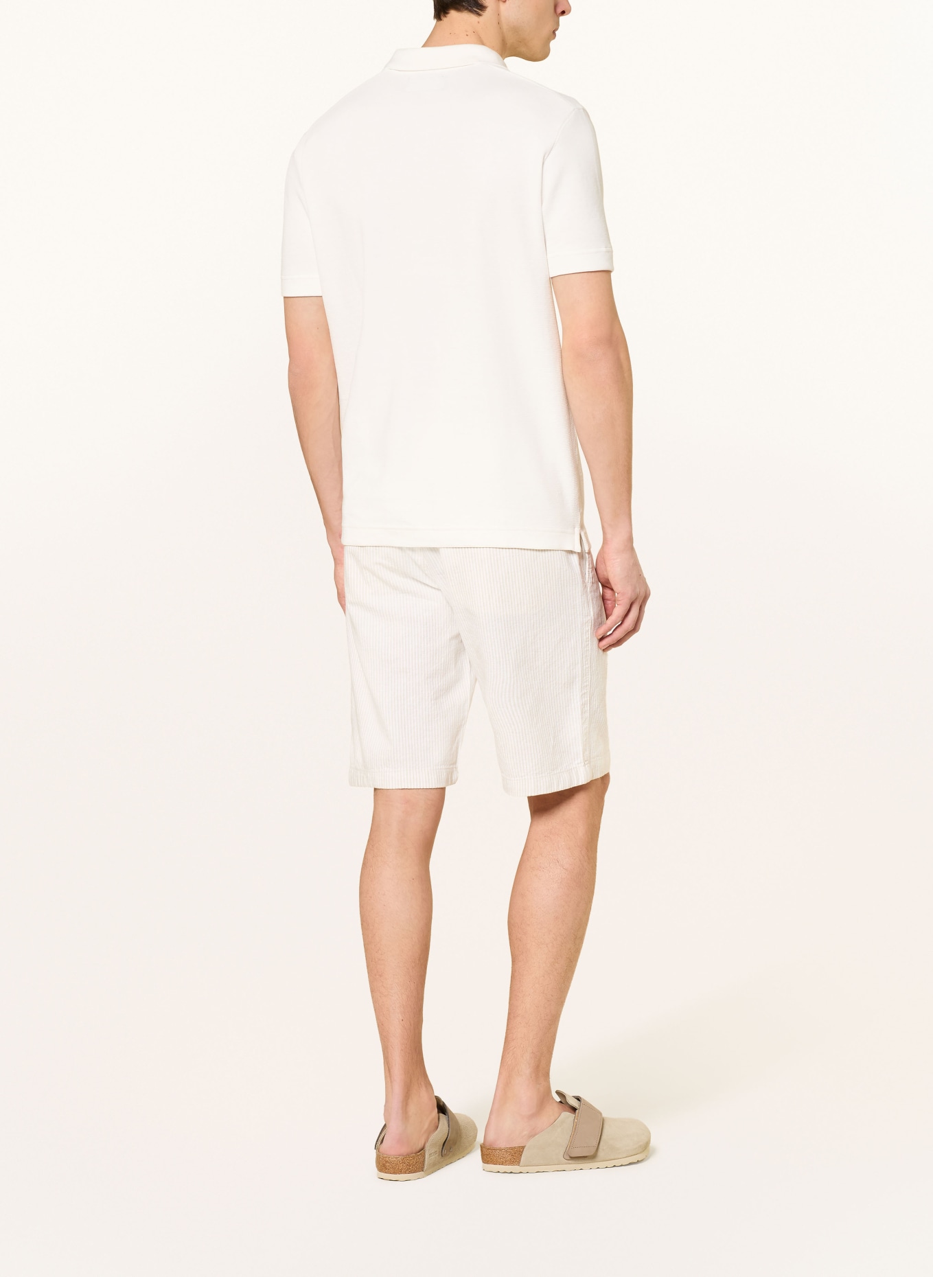 Marc O'Polo Jersey Polo Shirt, Regular Fit: WHITE