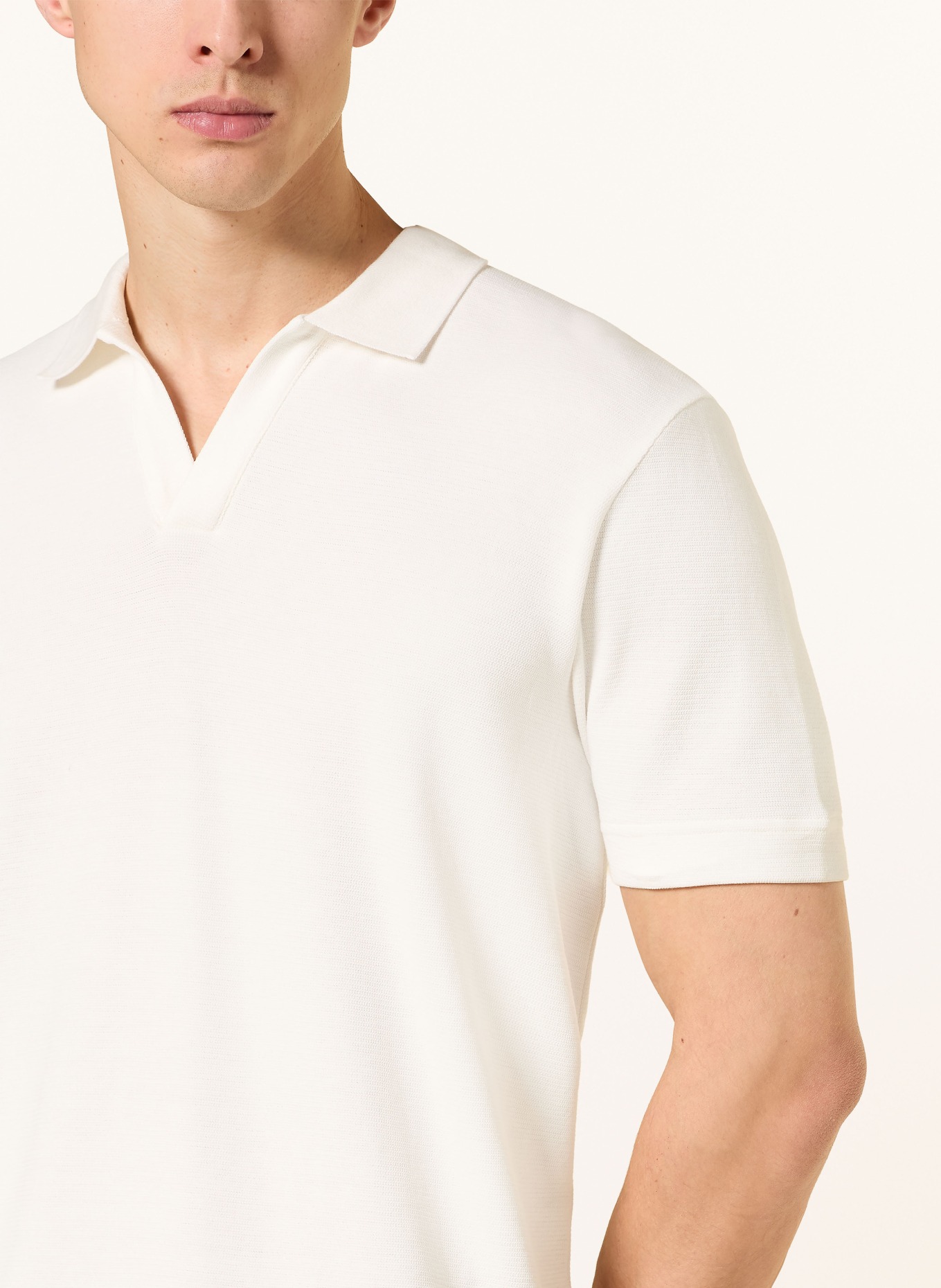 Marc O'Polo Jersey Polo Shirt, Regular Fit: WHITE