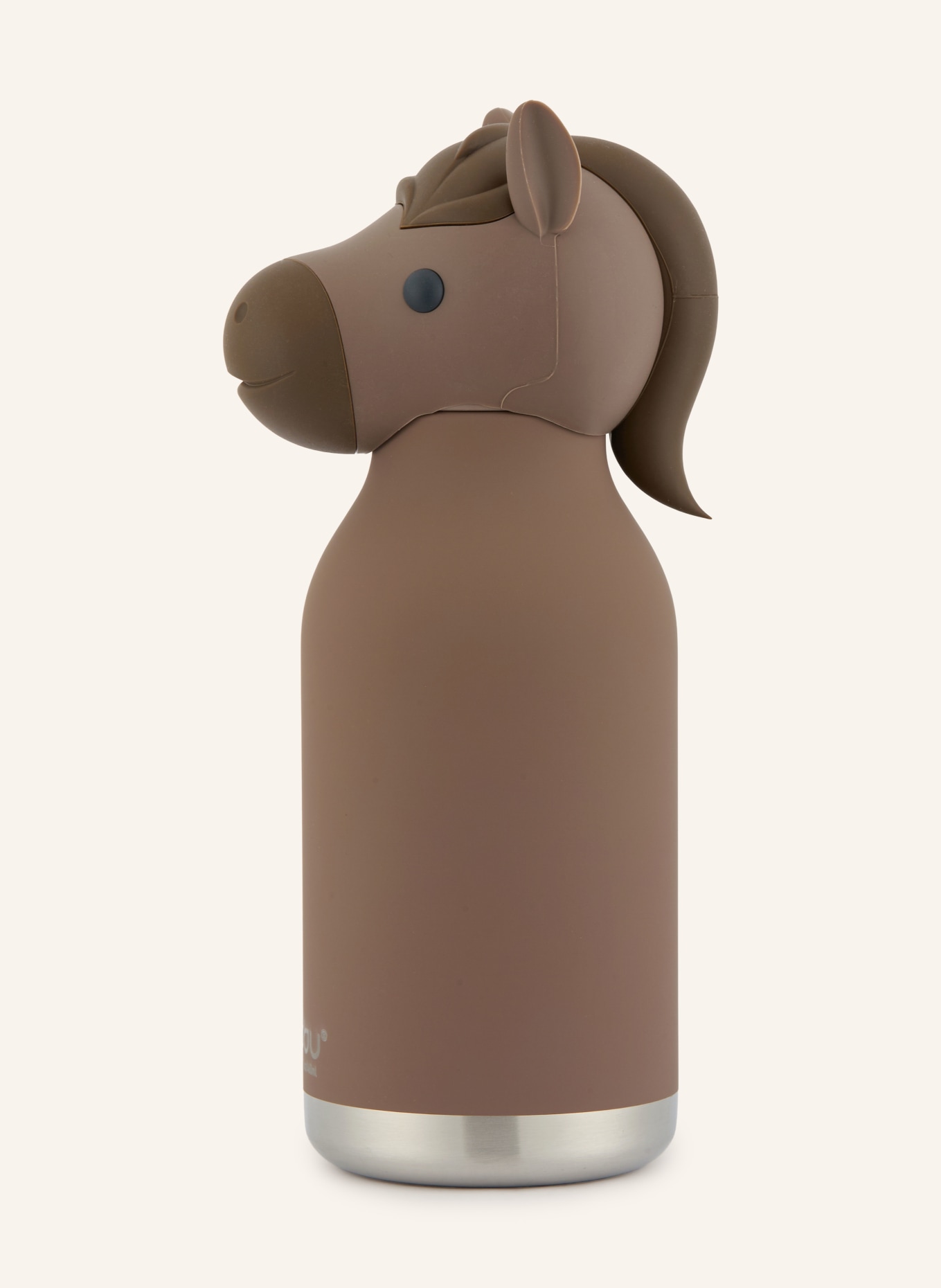 asobu Bouteille isotherme BESTIE: MARRON / MARRON FONCÉ / GRIS CLAIR