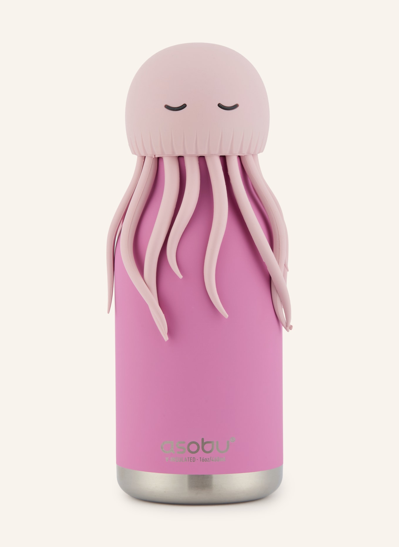 asobu Bouteille isotherme BESTIE: ROSE / ARGENT / ROSE CLAIR