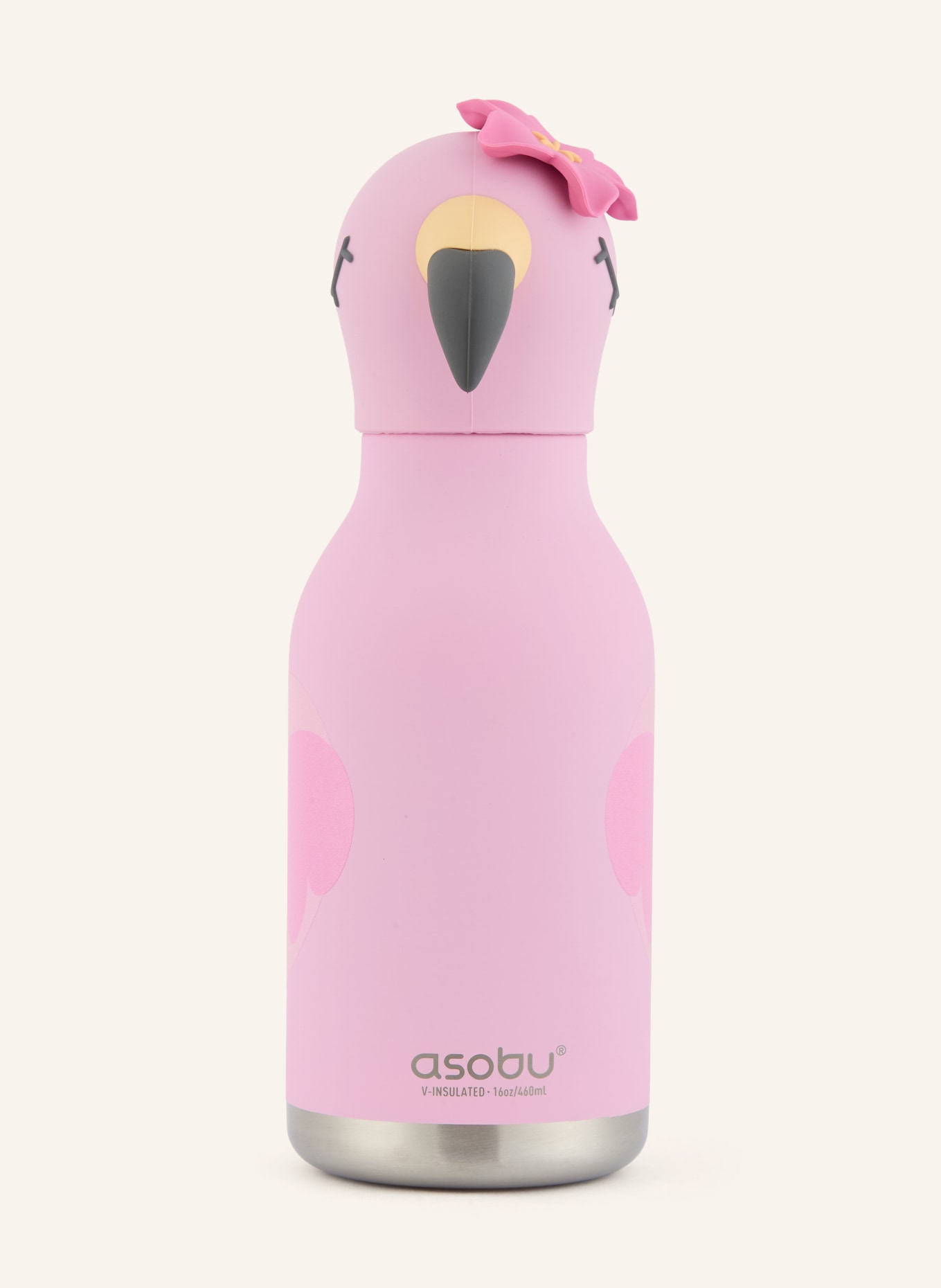 asobu Bouteille isotherme BESTIE: ROSÉ / ROSE FUCHSIA / JAUNE FONCÉ
