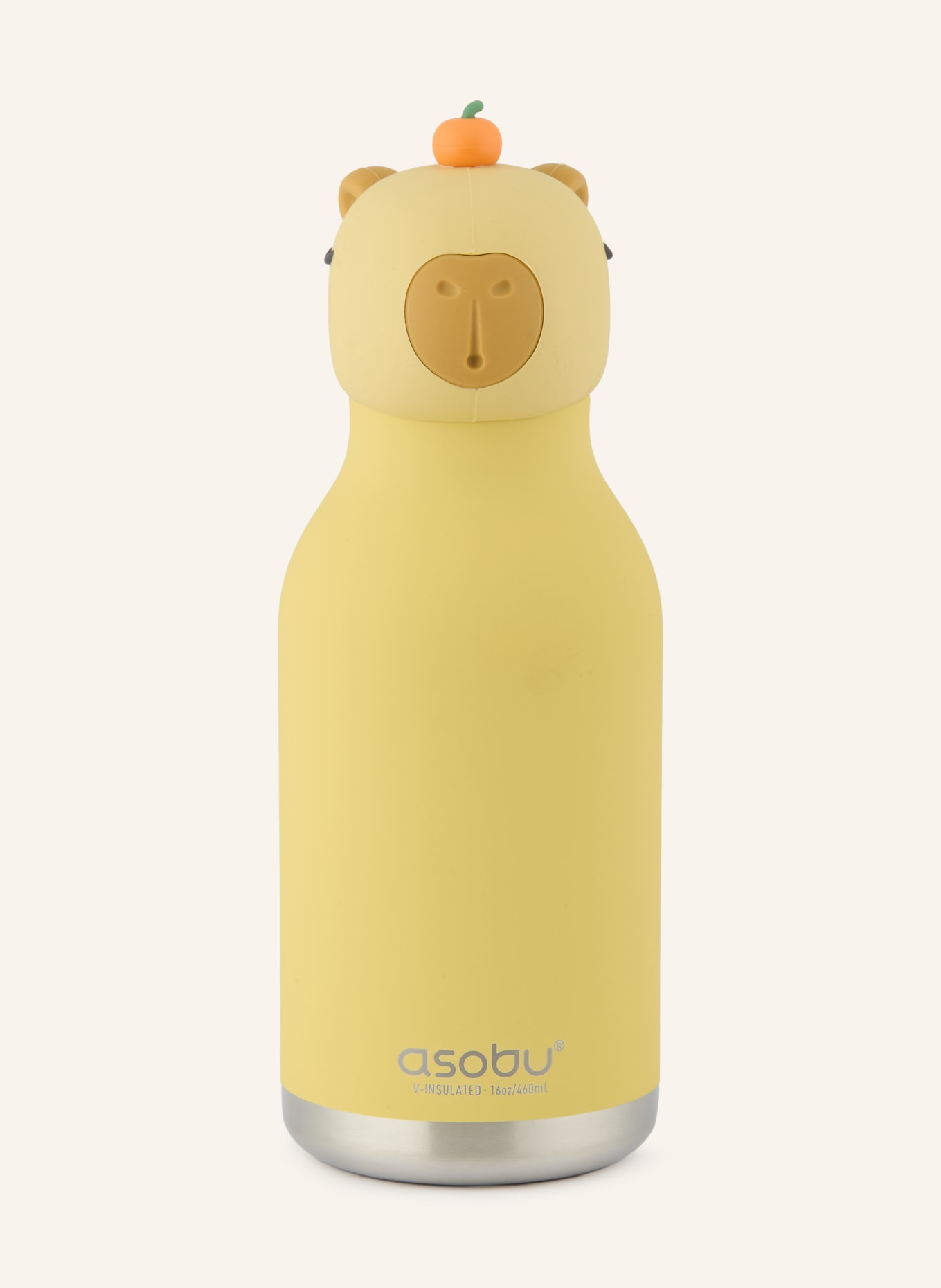 asobu Bouteille isotherme BESTIE: JAUNE / ARGENT / ORANGE
