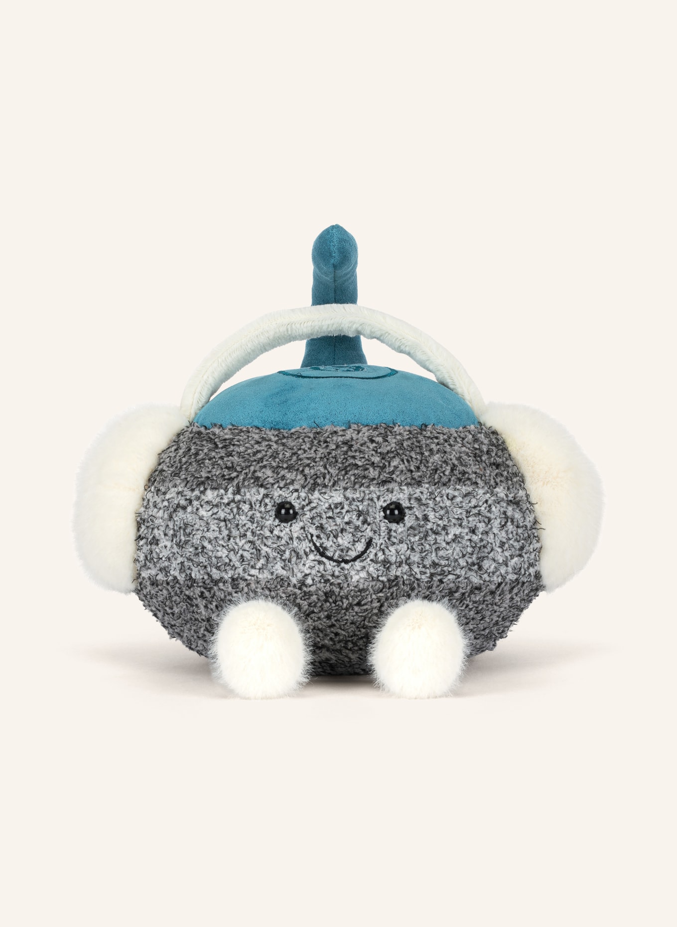 Jellycat Pluszowa zabawka AMUSABLES SPORTS CARISS CURLING STONE: SZARY / KREMOWY / PETROL