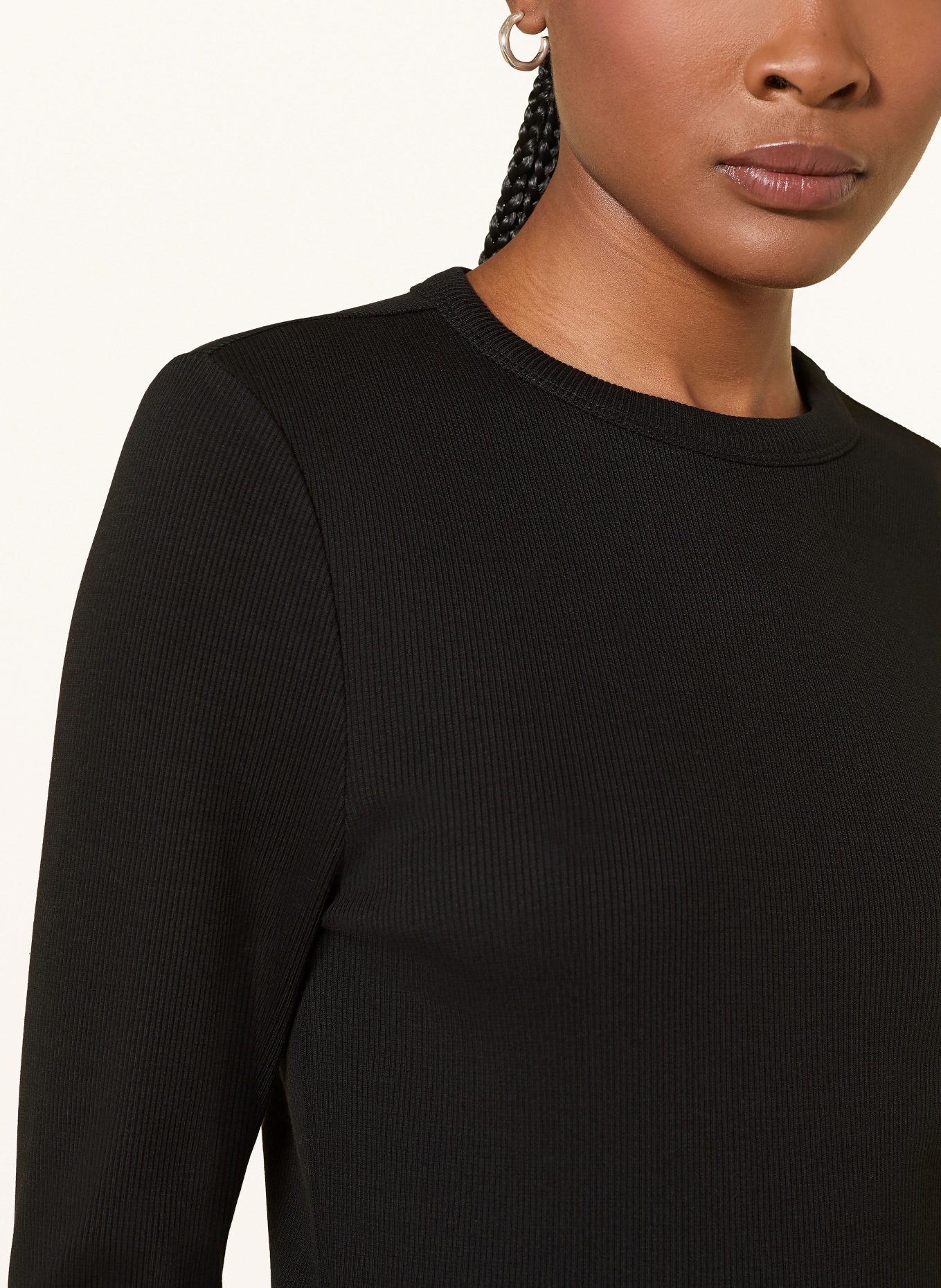MRS & HUGS Longsleeve: SCHWARZ