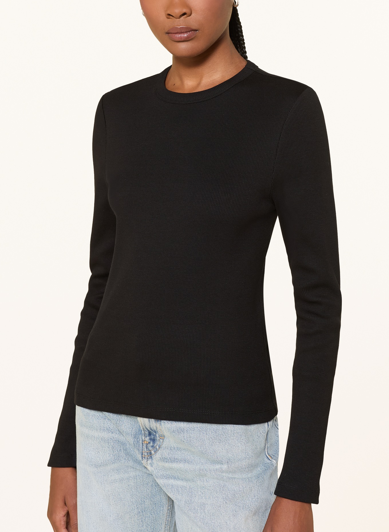 MRS & HUGS Longsleeve: SCHWARZ
