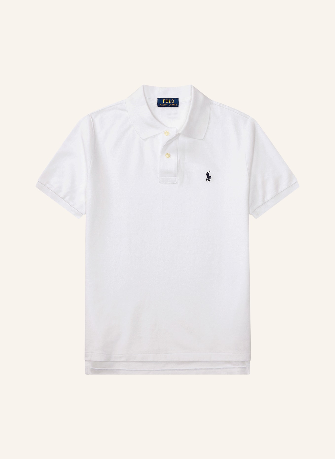 POLO RALPH LAUREN Piqué-Poloshirt Classic Fit: WEISS