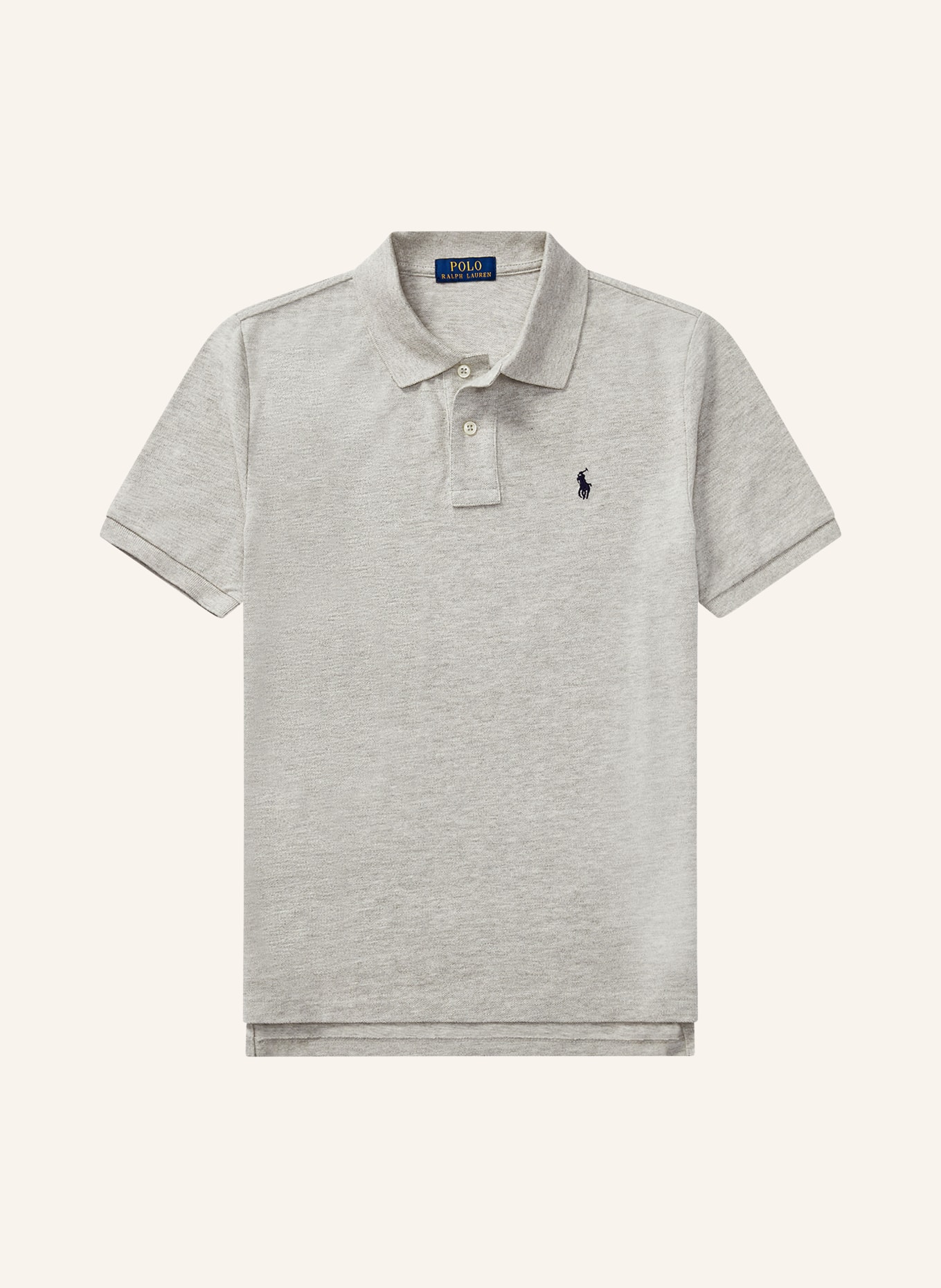 POLO RALPH LAUREN Piqué-Poloshirt Classic Fit: HELLGRAU