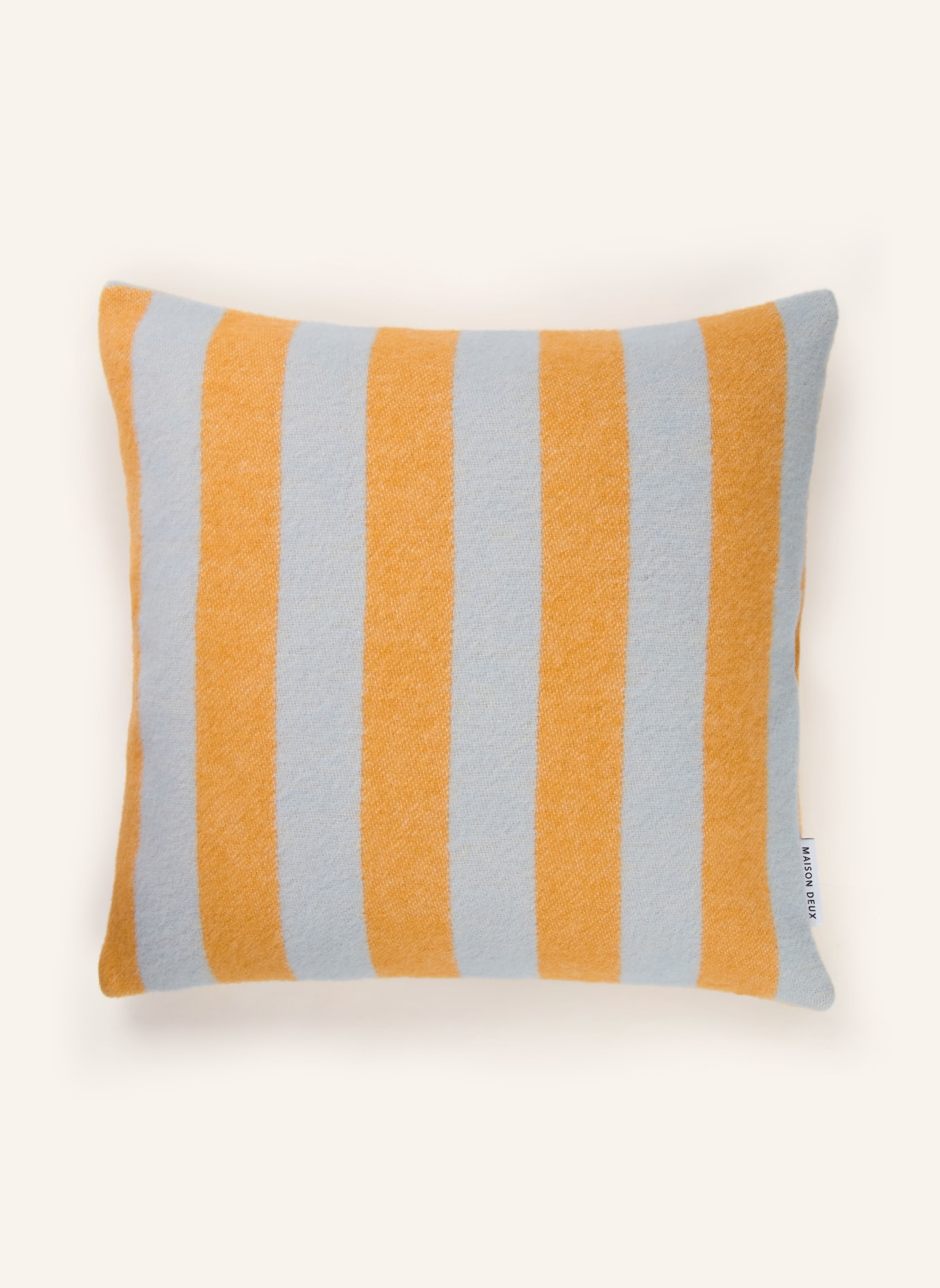 MAISON DEUX CANDY Decorative Pillow Cover: YELLOW / LIGHT BLUE