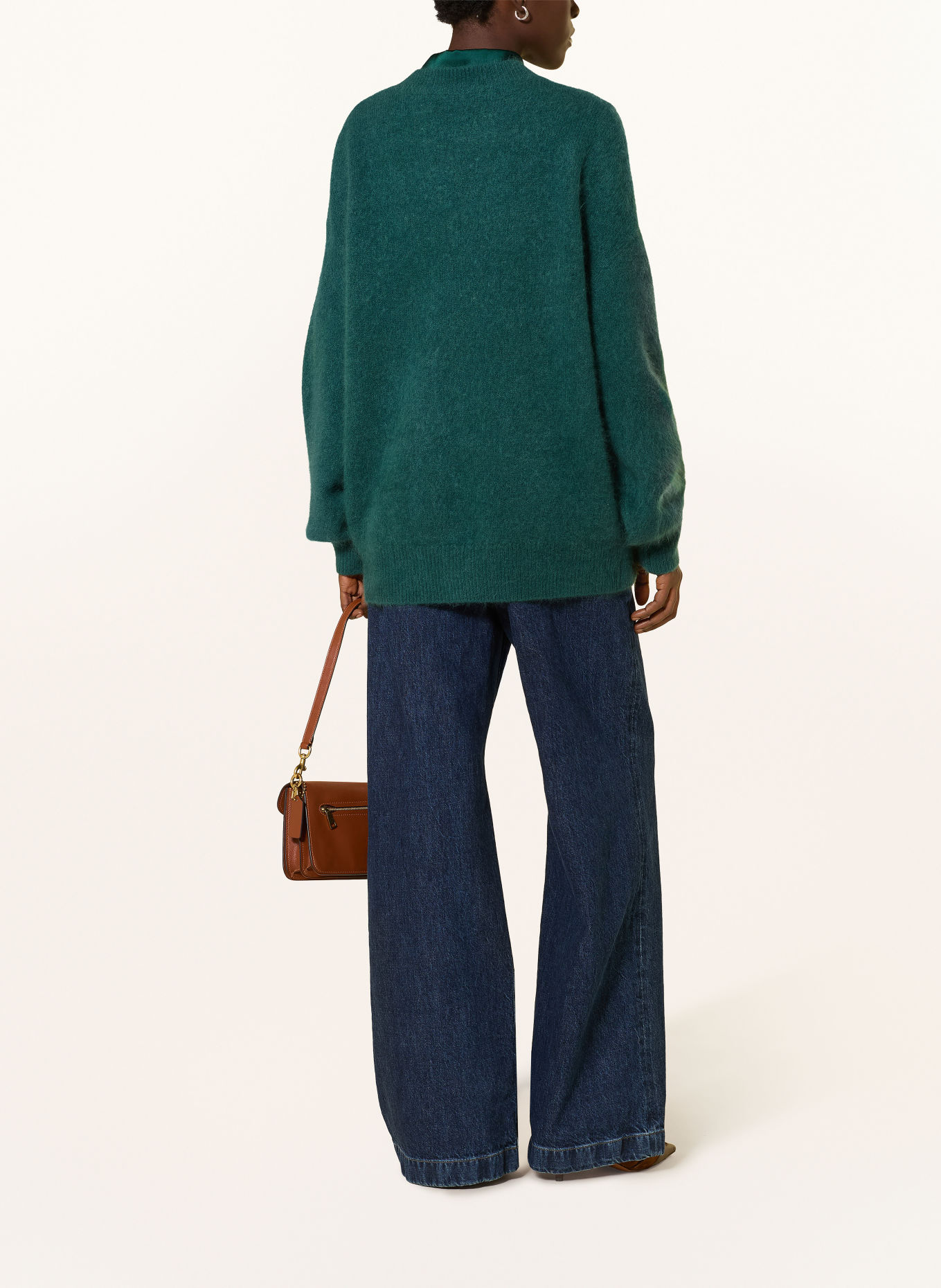 HERZENS Strickjacke aus Cashmere: DUNKELGRÜN