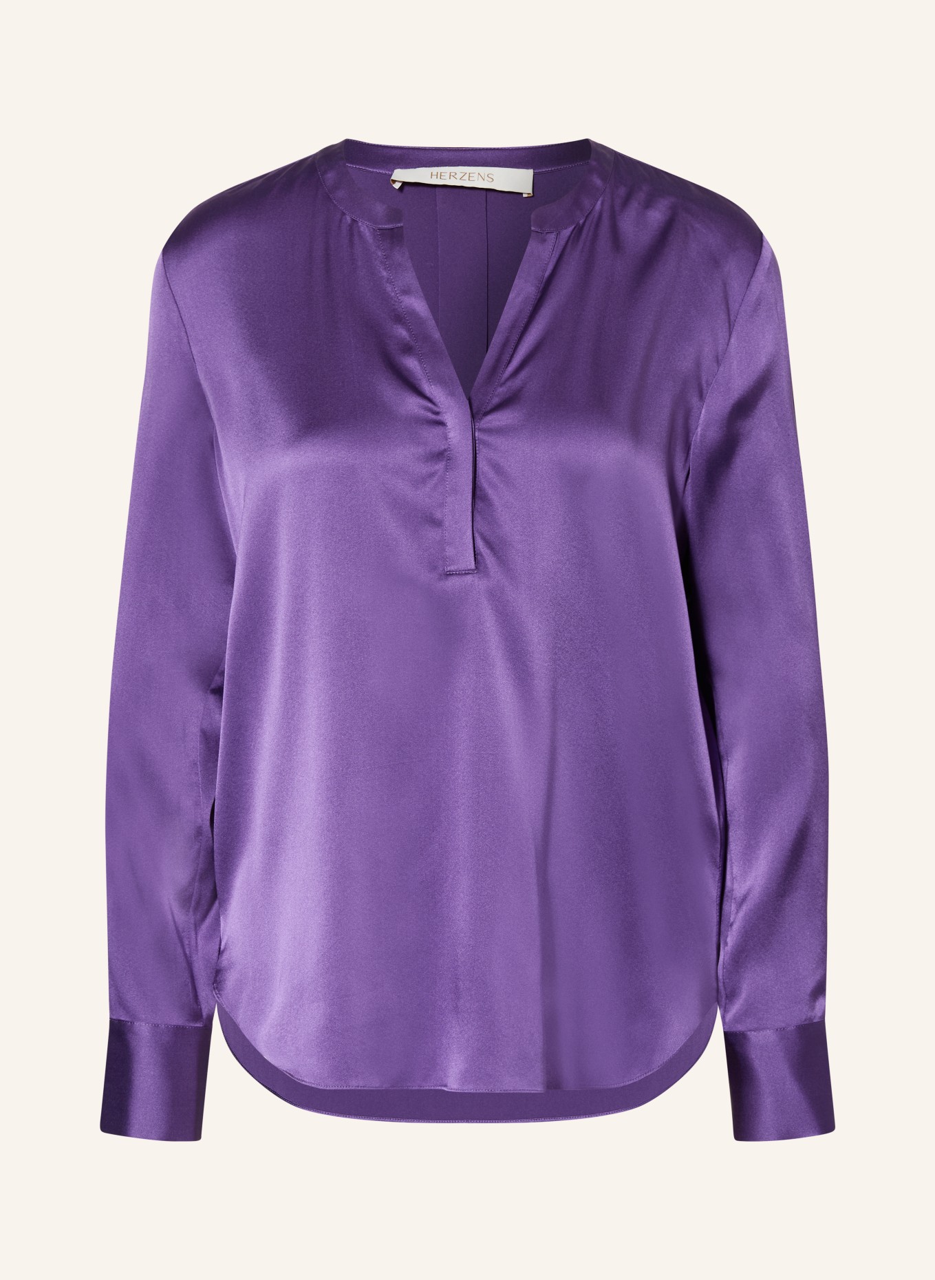 HERZENS Silk blouse: PURPLE