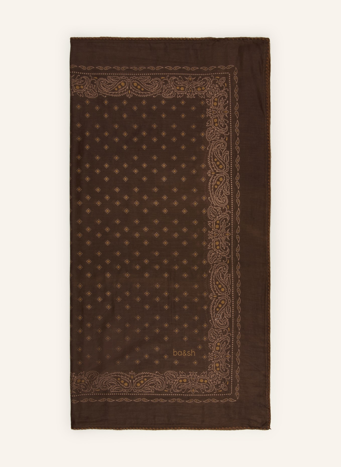 ba&sh Tuch FARY: DUNKELBRAUN / CAMEL / BRAUN