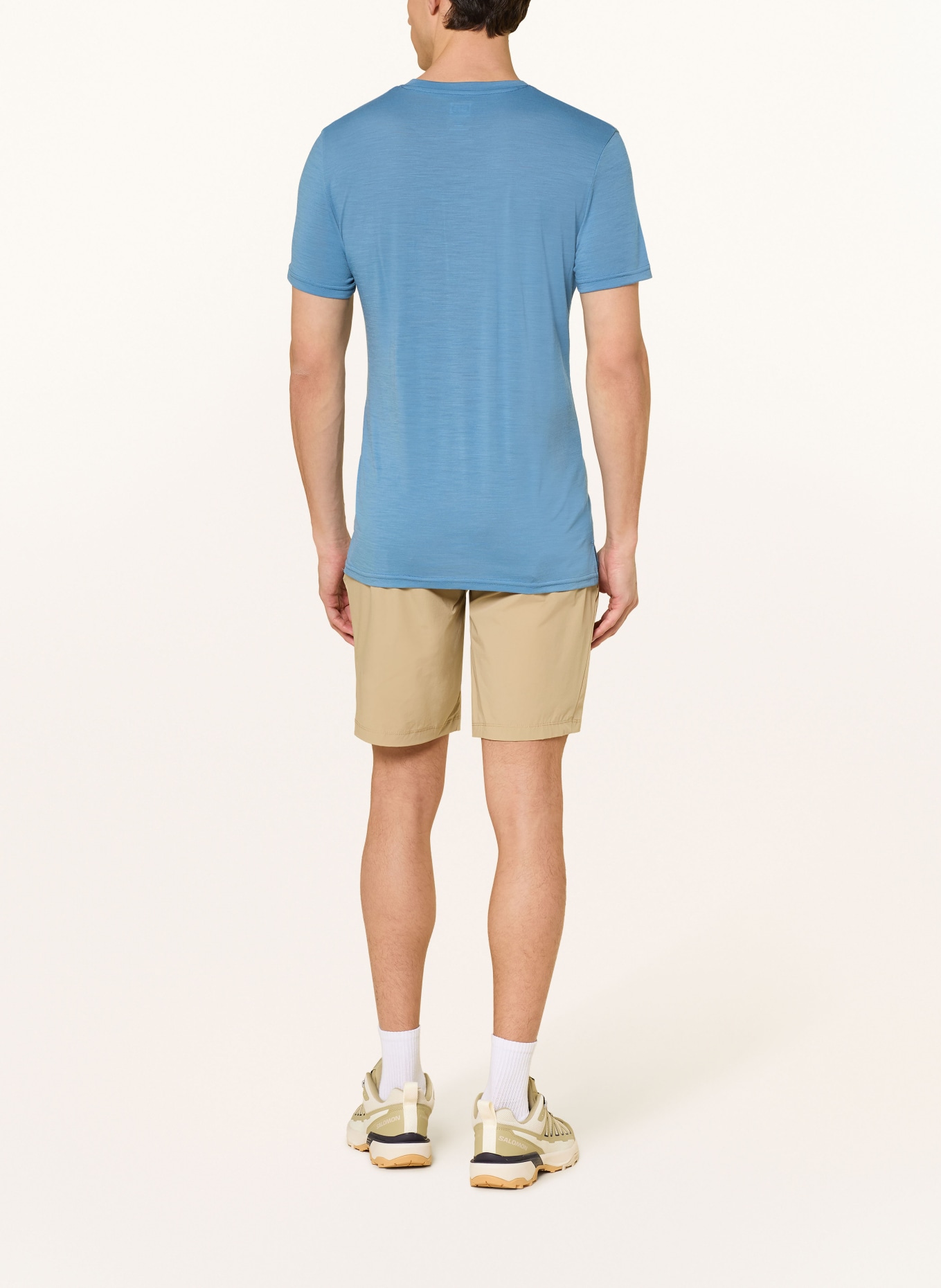 super.natural Funktionsshirt COTE D'AZUR mit Merinowolle: BLAU