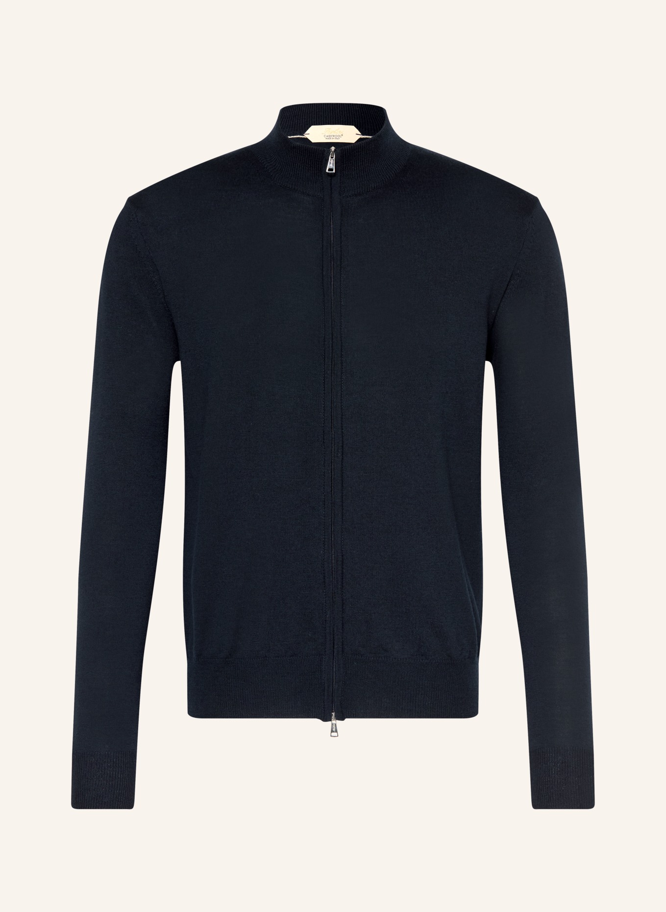 Aurélien Merinowool cardigan: DARK BLUE