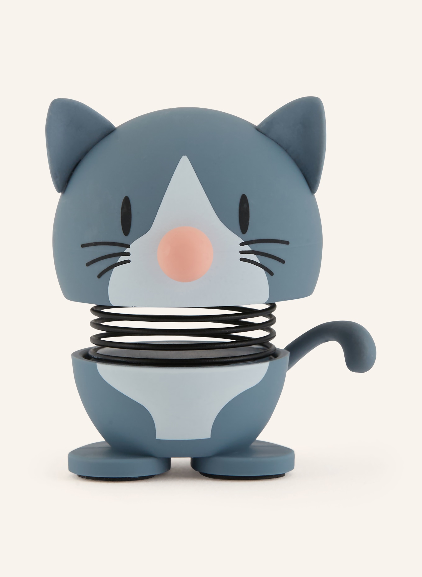 Hoptimist Decoratiefiguur BLUE AMERICAN SHORTHAIR XS: GRIJS / ROZE / DONKERGRIJS