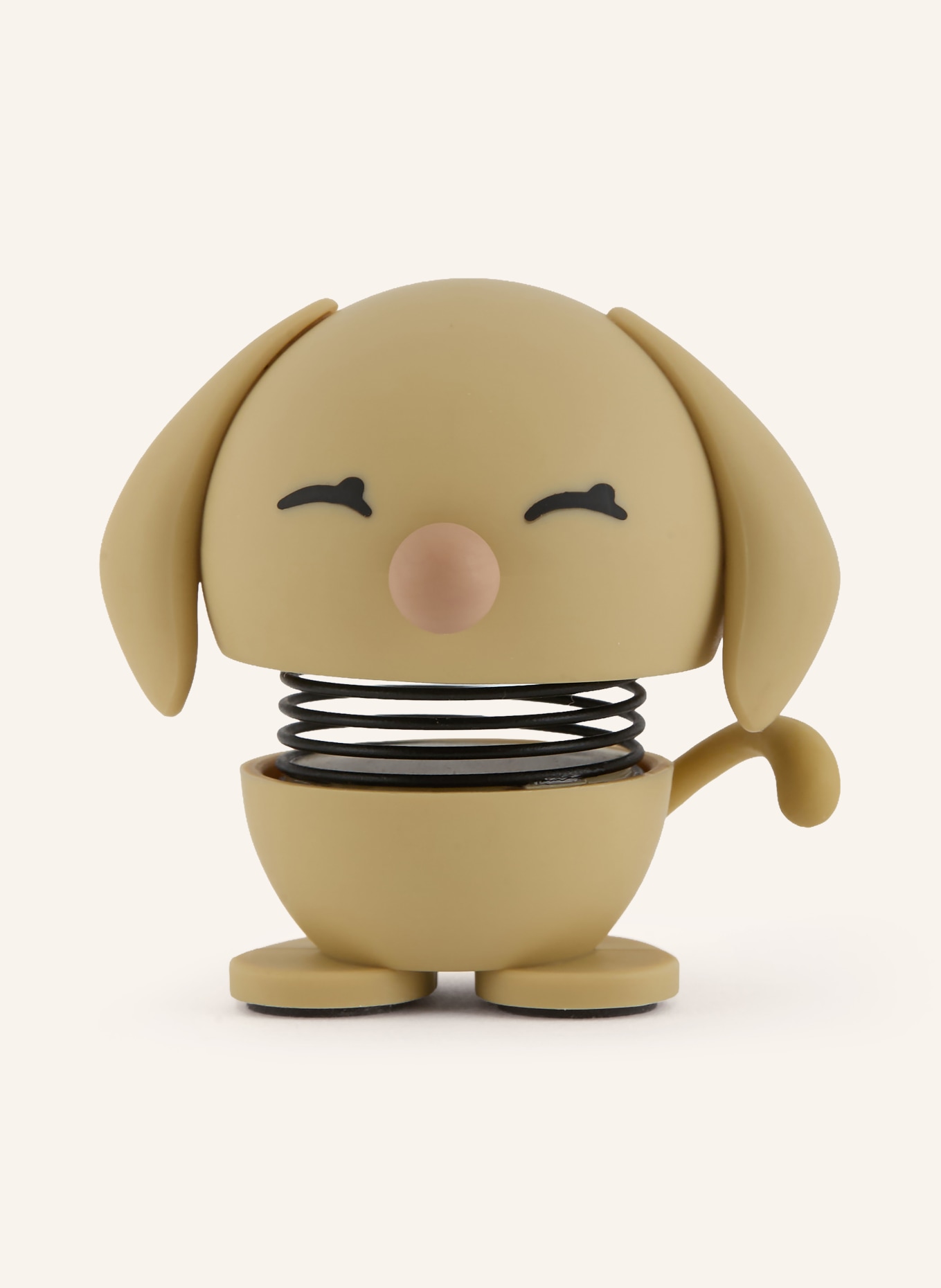 Hoptimist Decorative Figurine RETRIEVER XS: BEIGE / PINK / BLACK