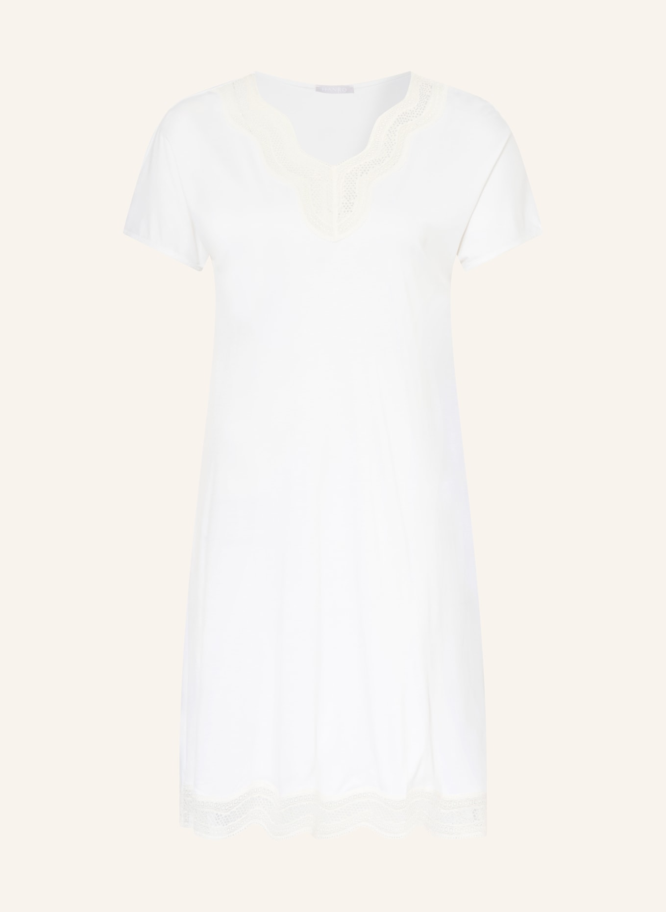 HANRO Nachthemd CIRA: WEISS