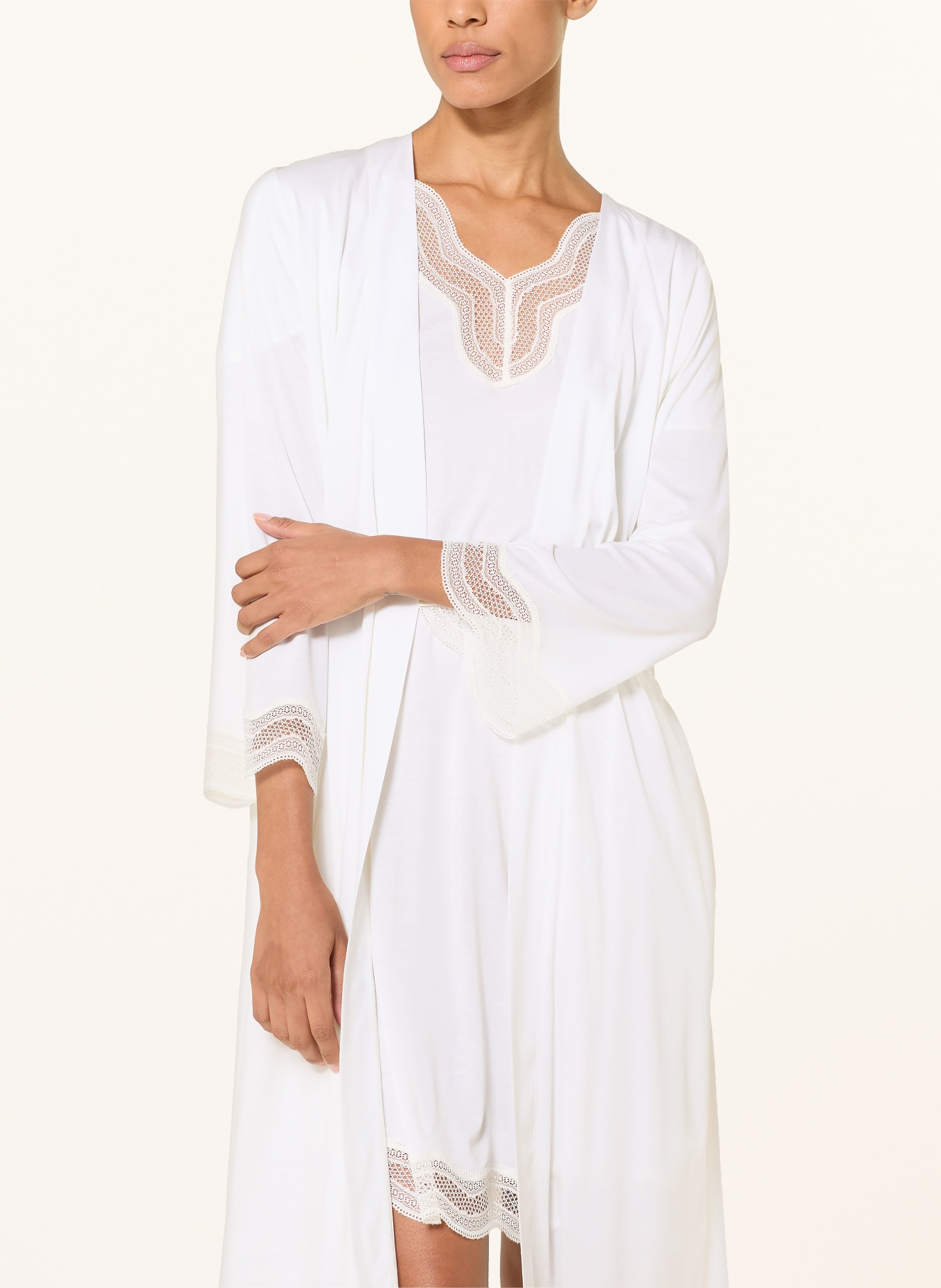 HANRO Nachthemd CIRA: WEISS