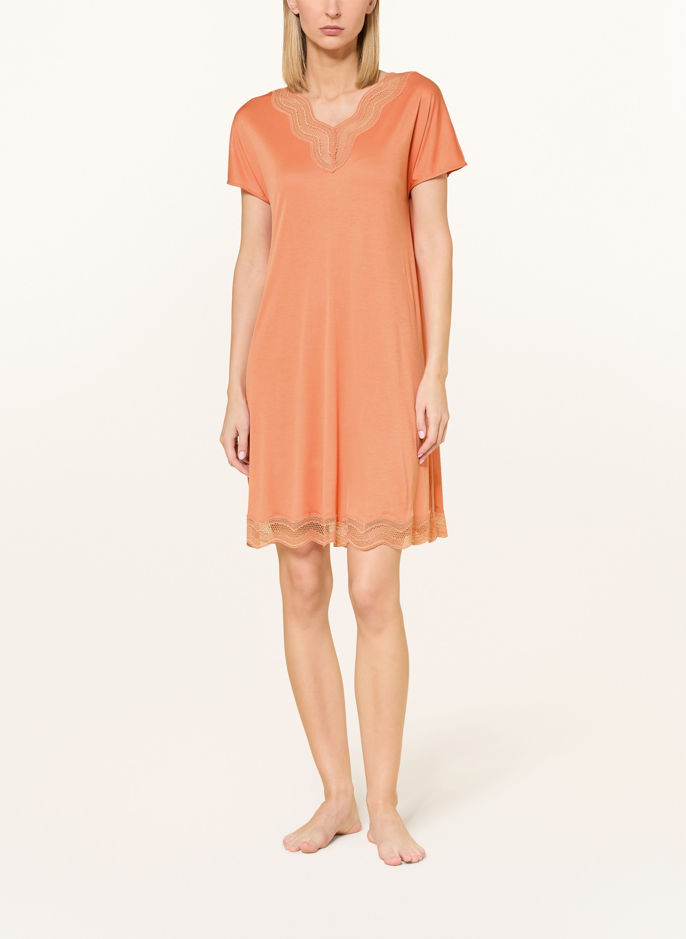 HANRO Nachthemd CIRA: ORANGE
