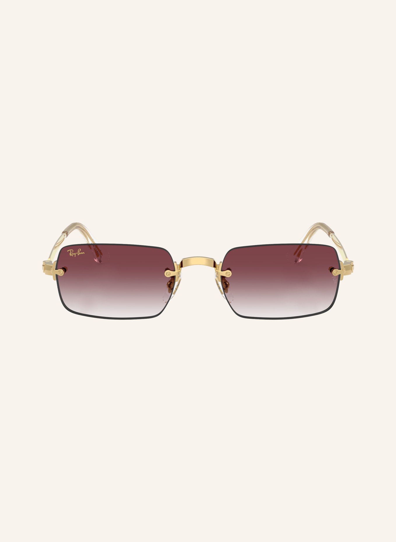Ray-Ban Lunettes de soleil RB3928: DÉGRADÉ OR/VIOLET