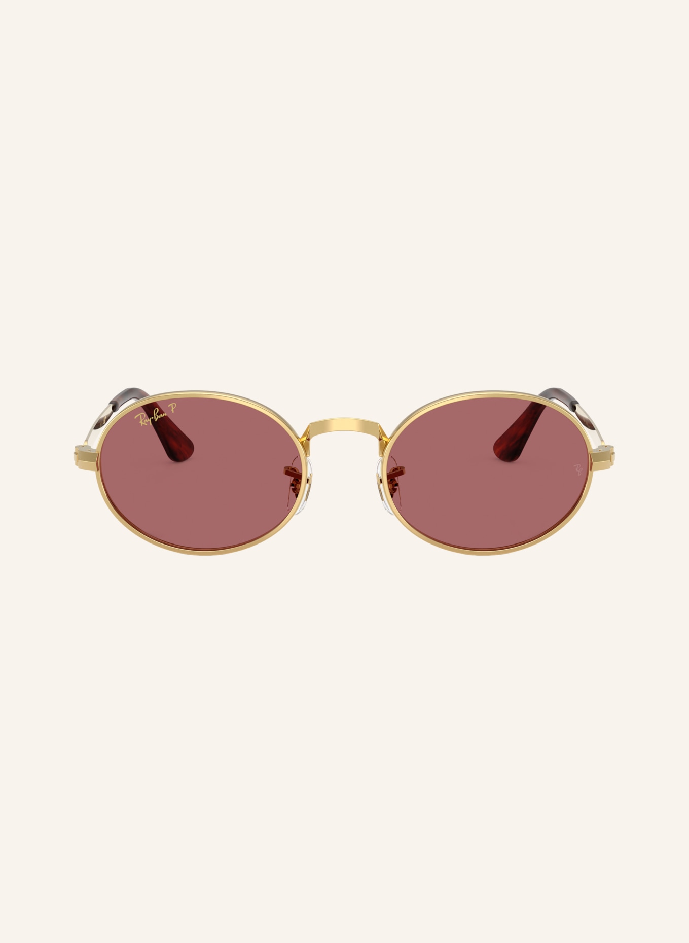 Ray-Ban Sonnenbrille RB3931: GOLD/ LILA POLARISIERT