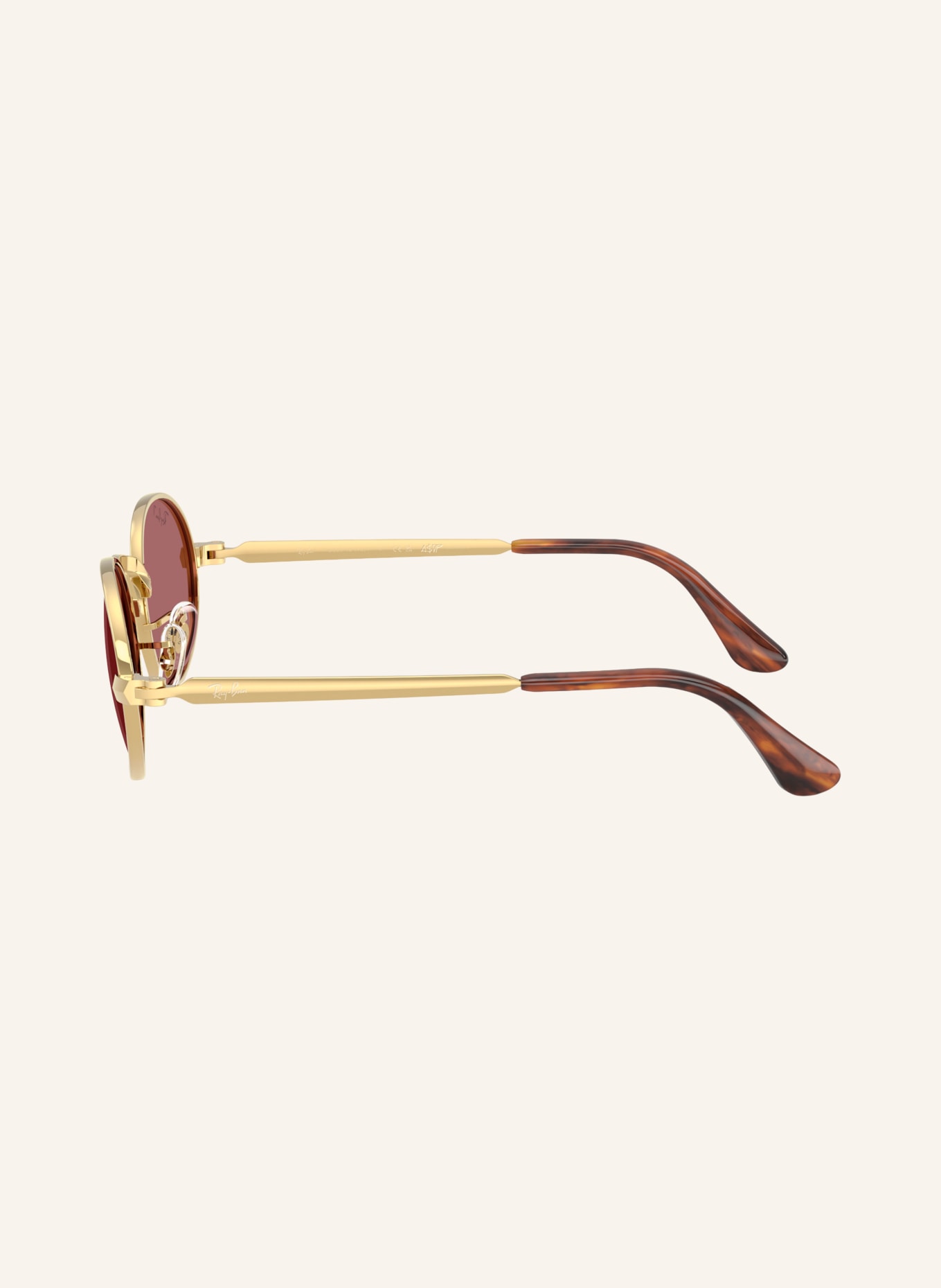 Ray-Ban Sonnenbrille RB3931: GOLD/ LILA POLARISIERT