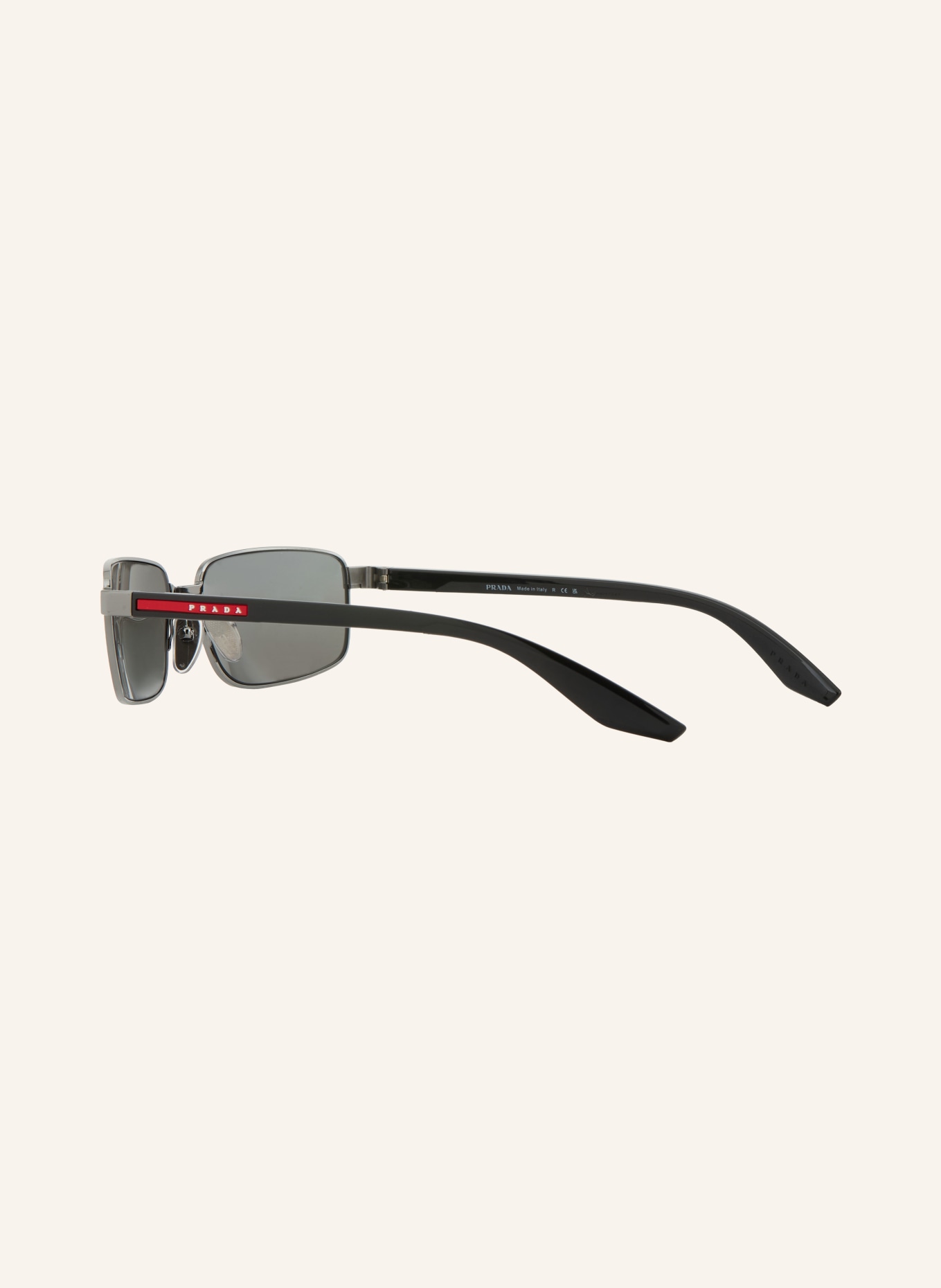 PRADA LINEA ROSSA Sonnenbrille PS B54S: GRAU/ GRAU VERSPIEGELT