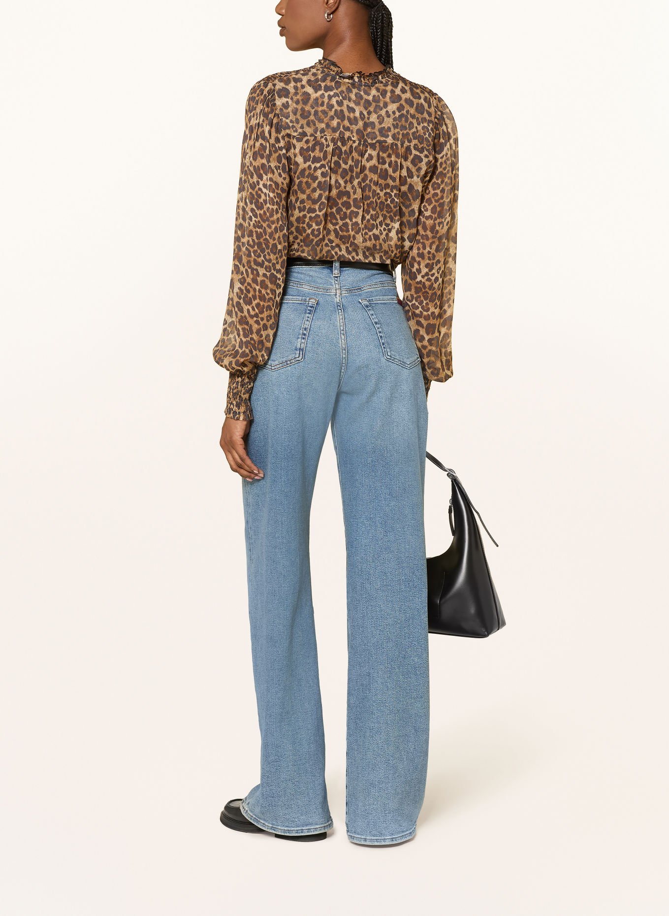 Princess GOES HOLLYWOOD Blusenshirt mit Rüschen: BRAUN / COGNAC / DUNKELBRAUN