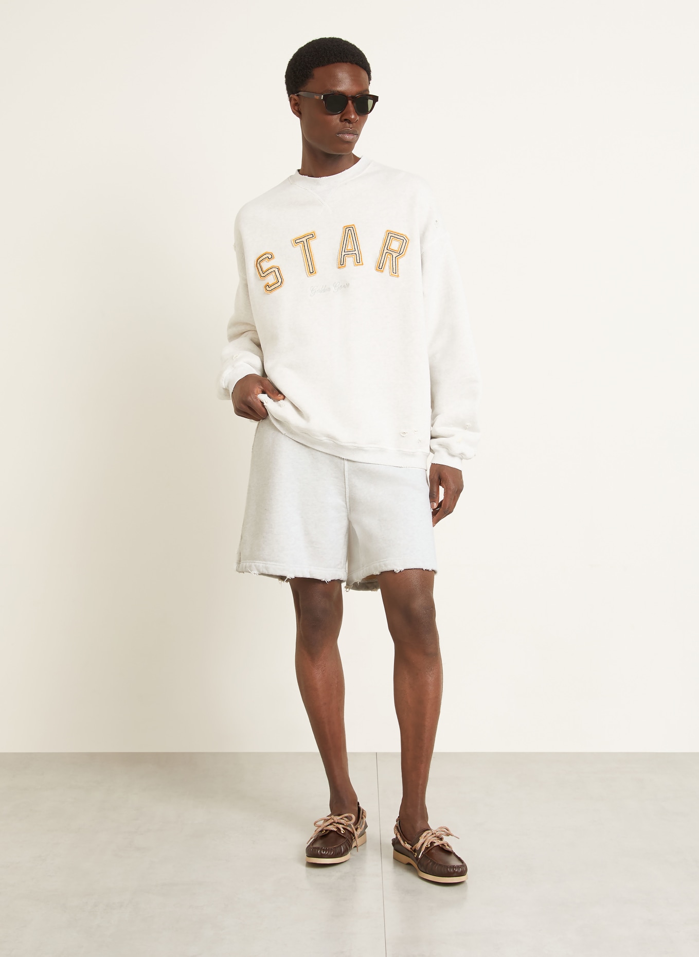 GOLDEN GOOSE Sweatpants: HELLGRAU