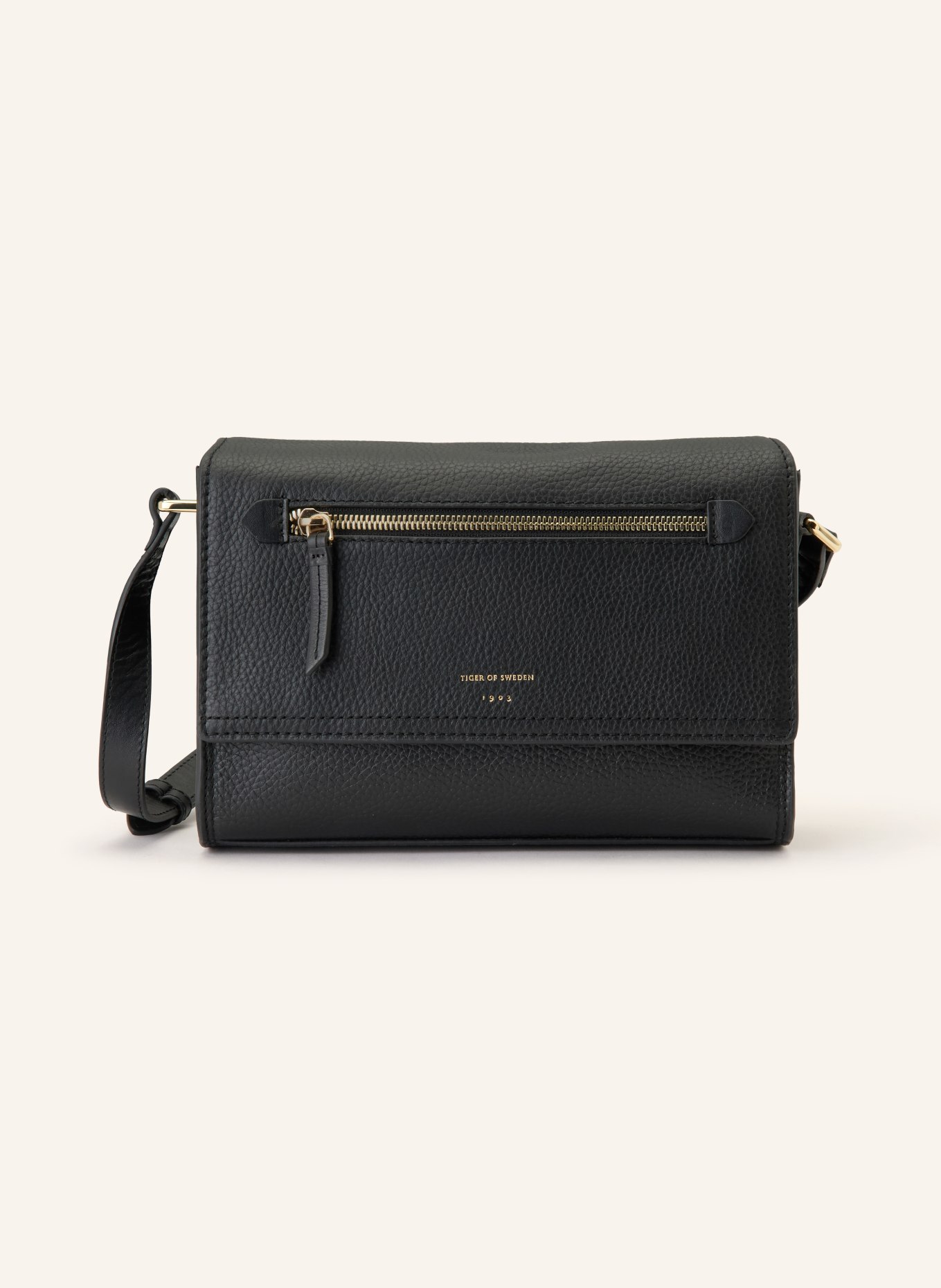TIGER OF SWEDEN WES Shoulder Bag: BLACK