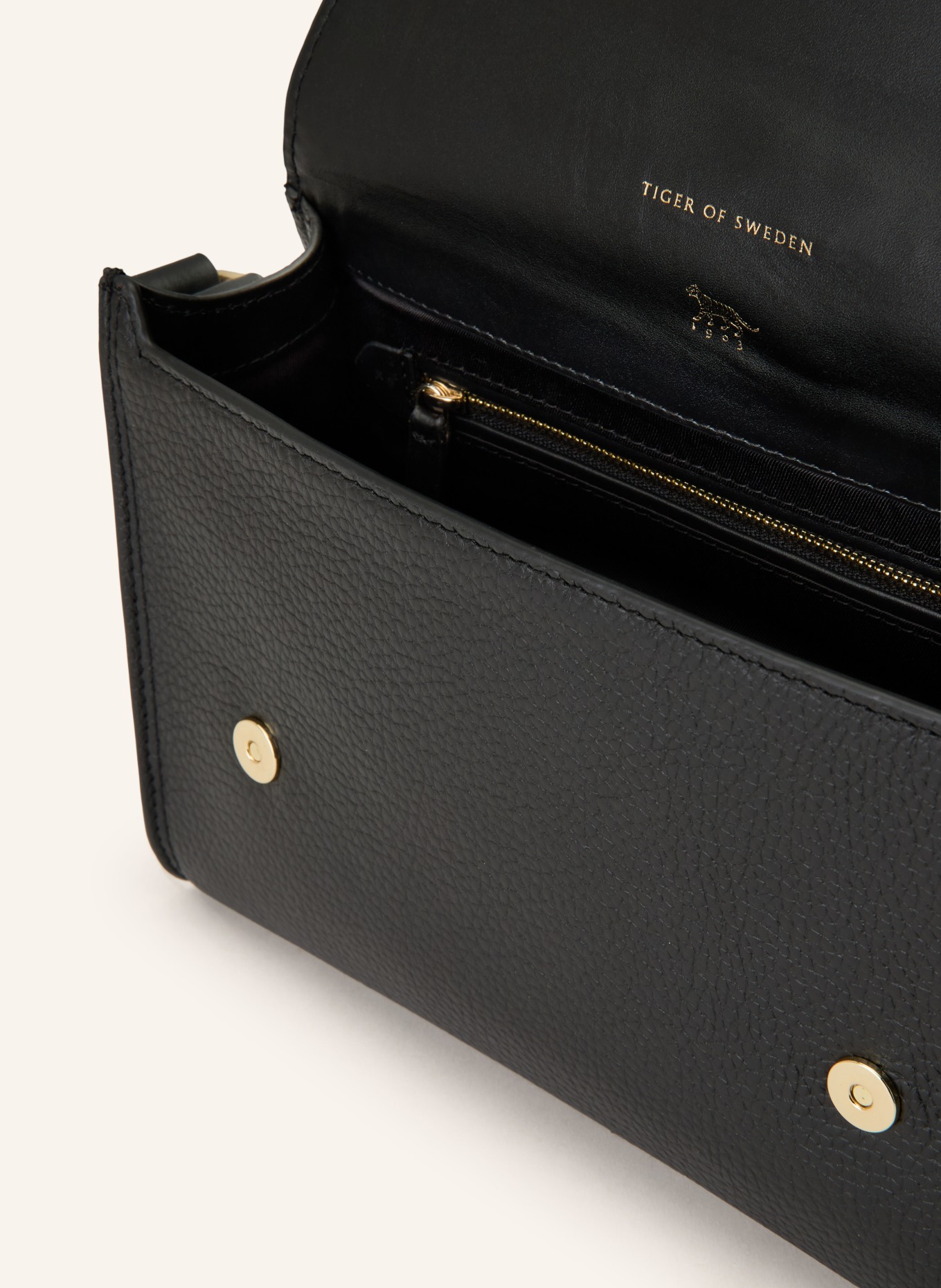 TIGER OF SWEDEN WES Shoulder Bag: BLACK