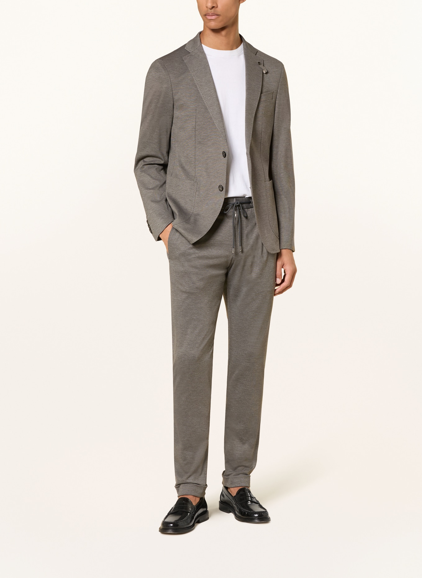 BALDESSARINI Slim-fit suit: DARK GRAY
