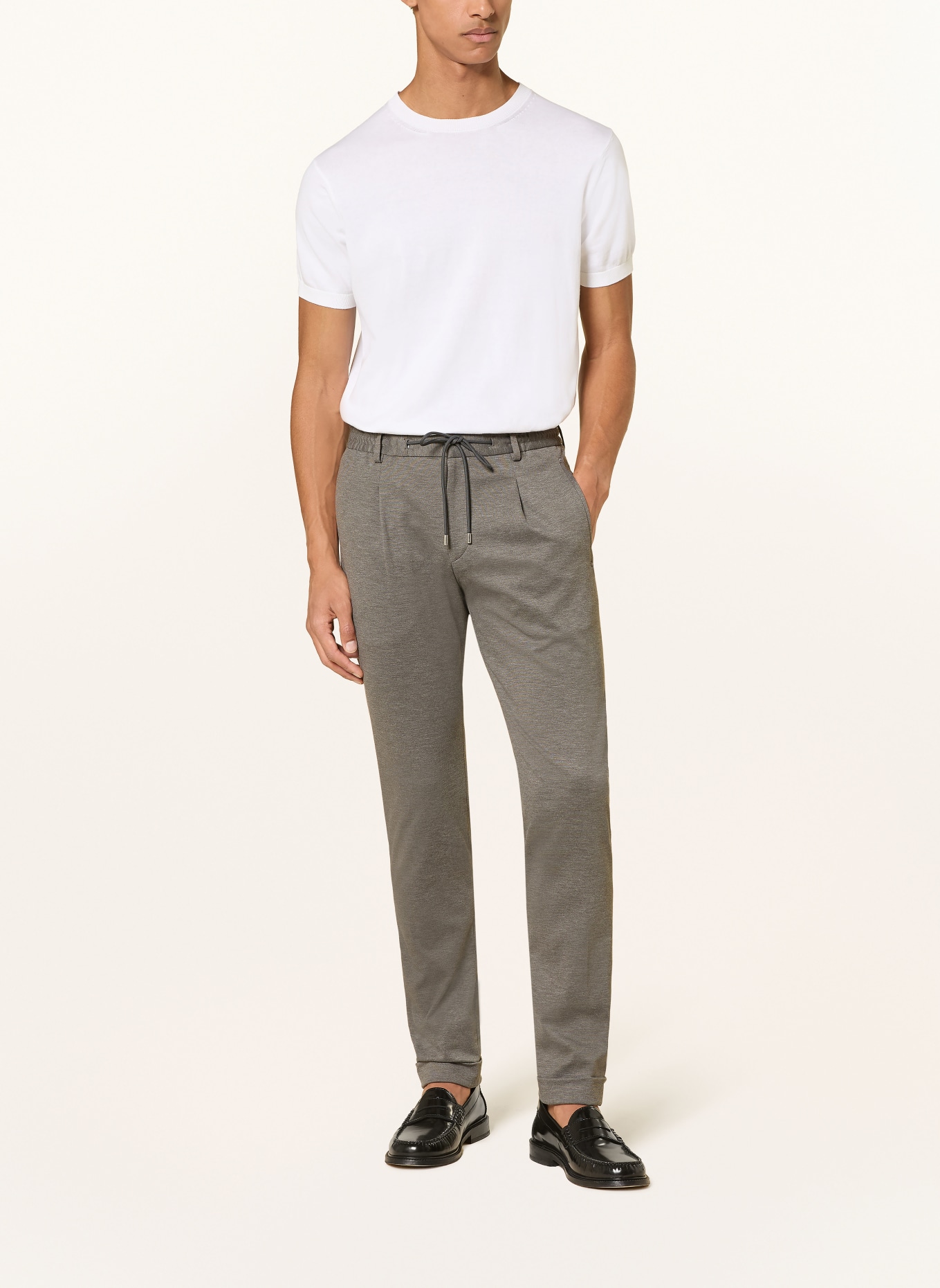 BALDESSARINI Slim-fit suit: DARK GRAY