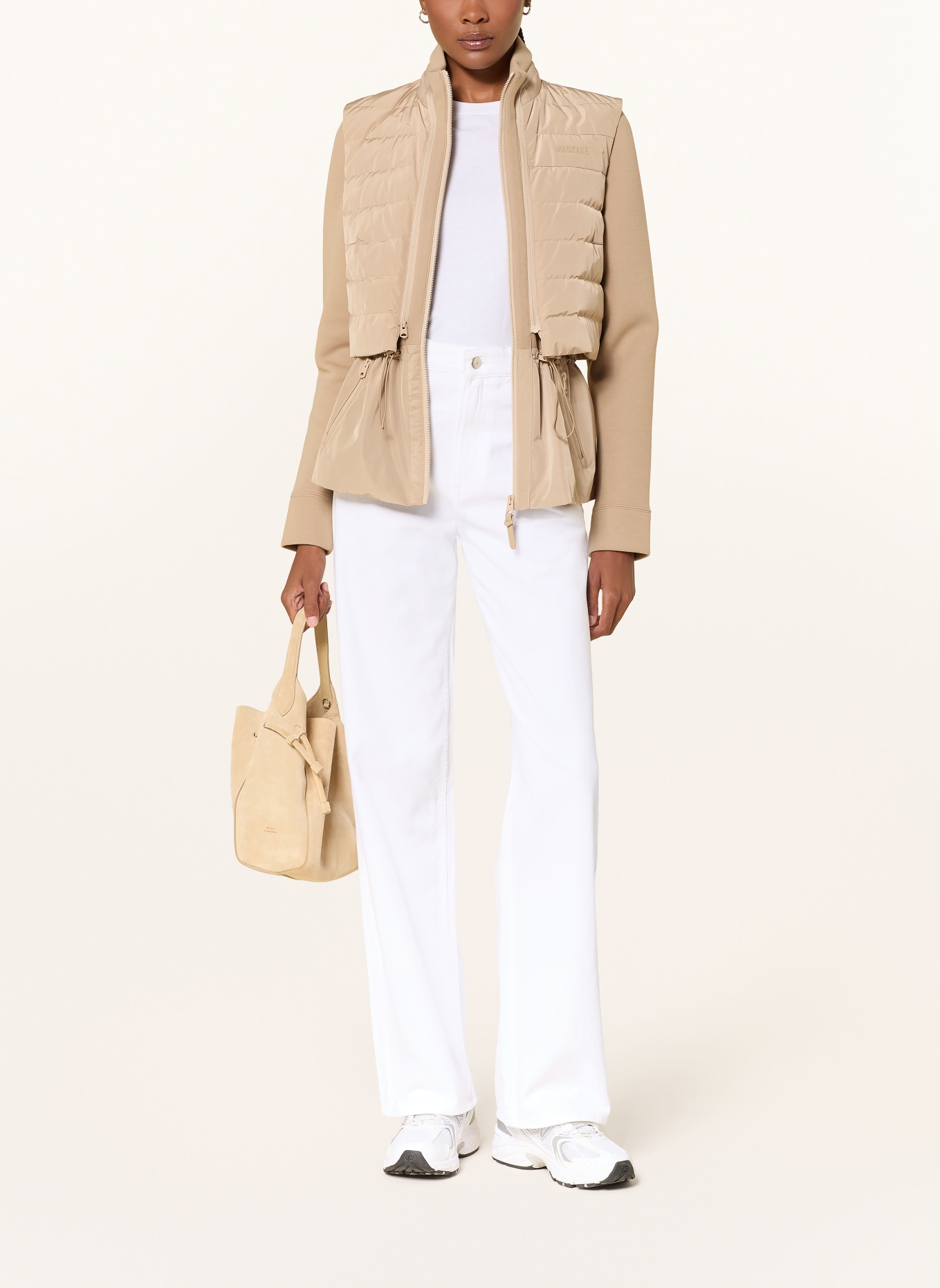 Mackage PRISCILLA-Z Jacket with Detachable Vest: CAMEL