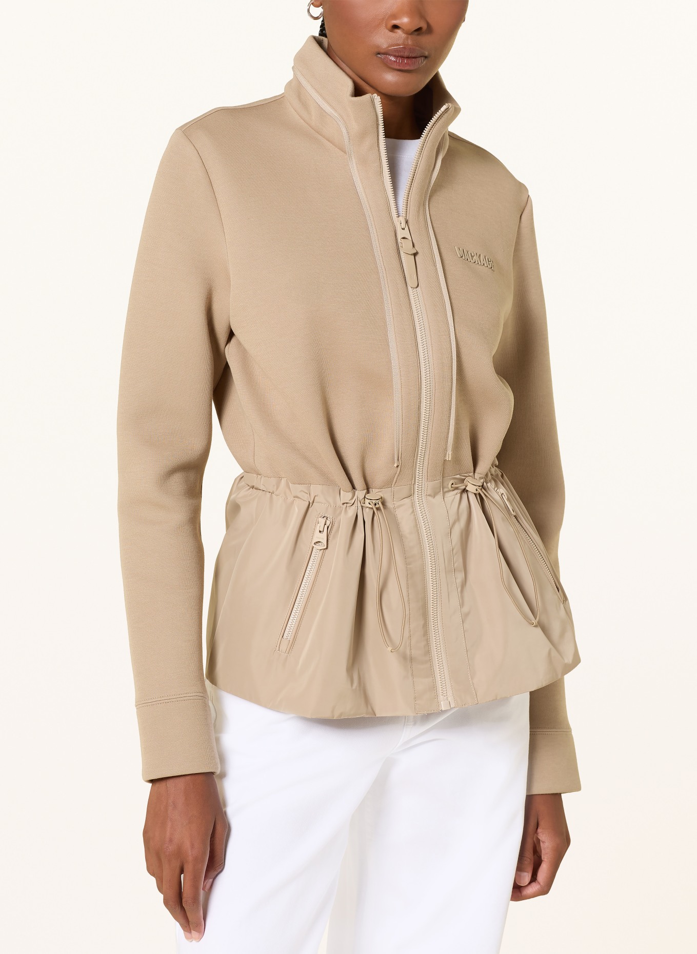 Mackage PRISCILLA-Z Jacket with Detachable Vest: CAMEL