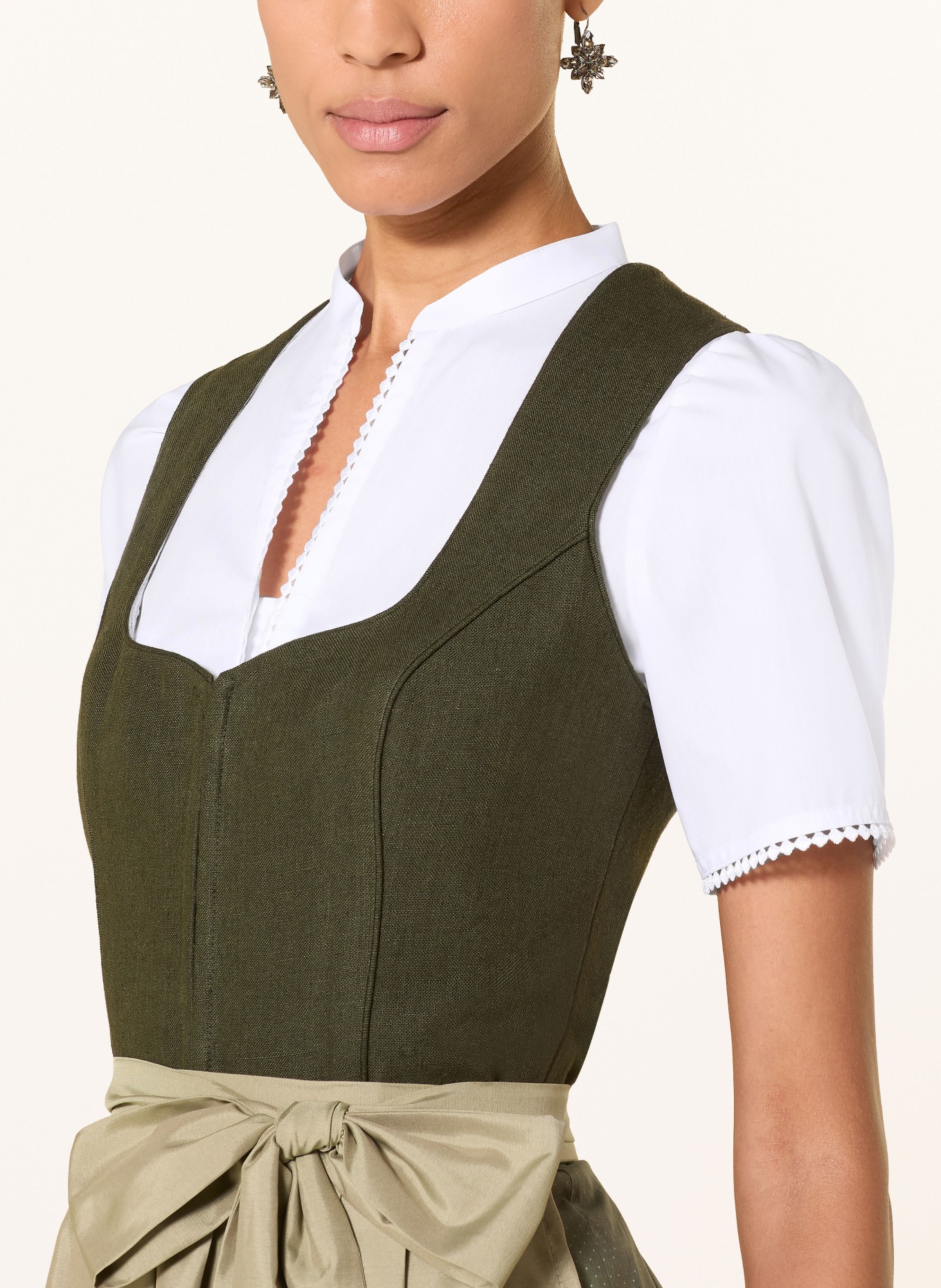 wallmann Dirndbluse: WEISS