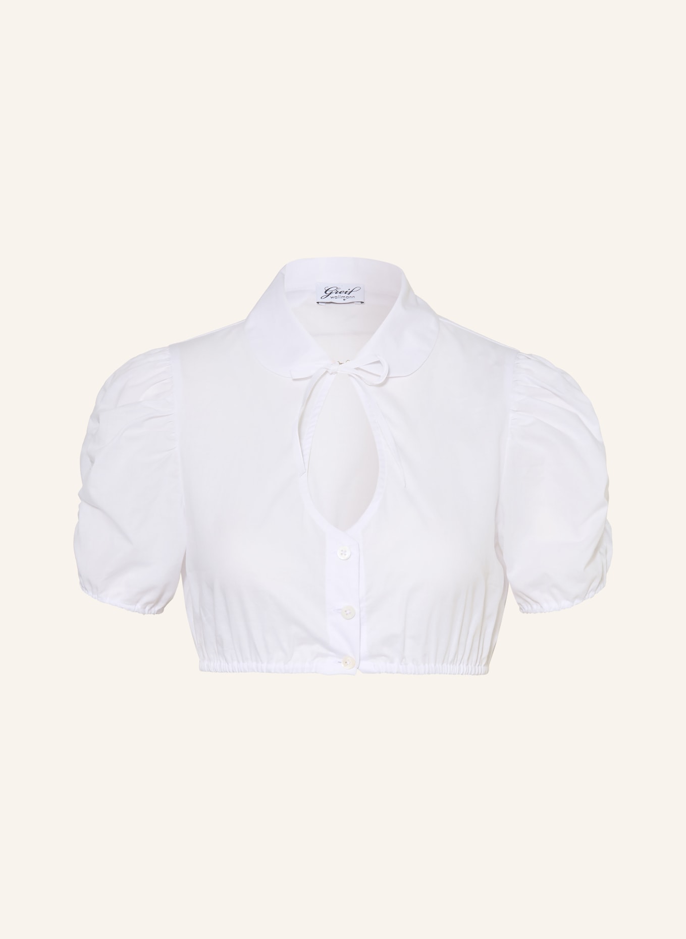 wallmann Dirndlbluse: WEISS