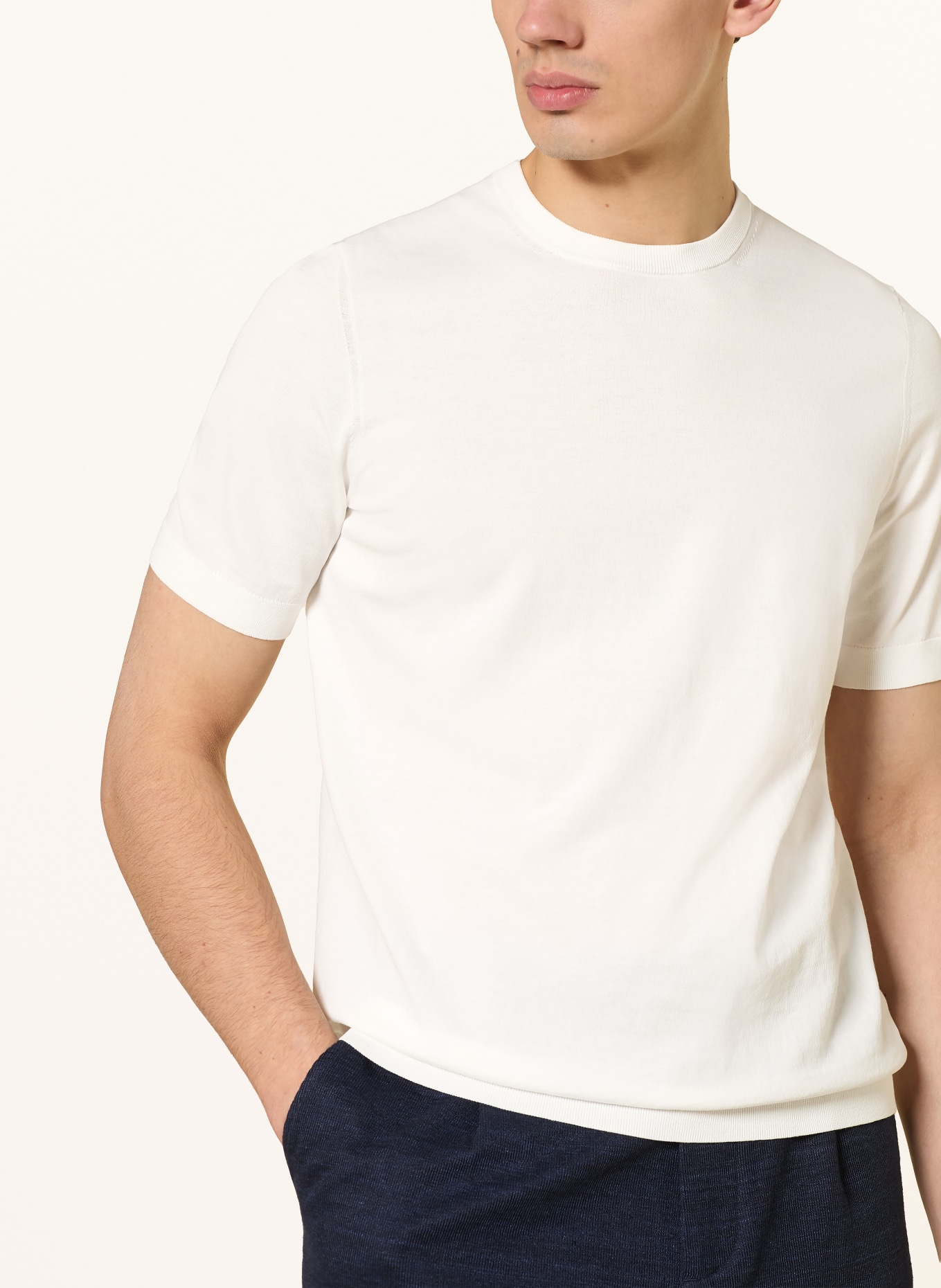 CHAS Pull en maille: BLANC