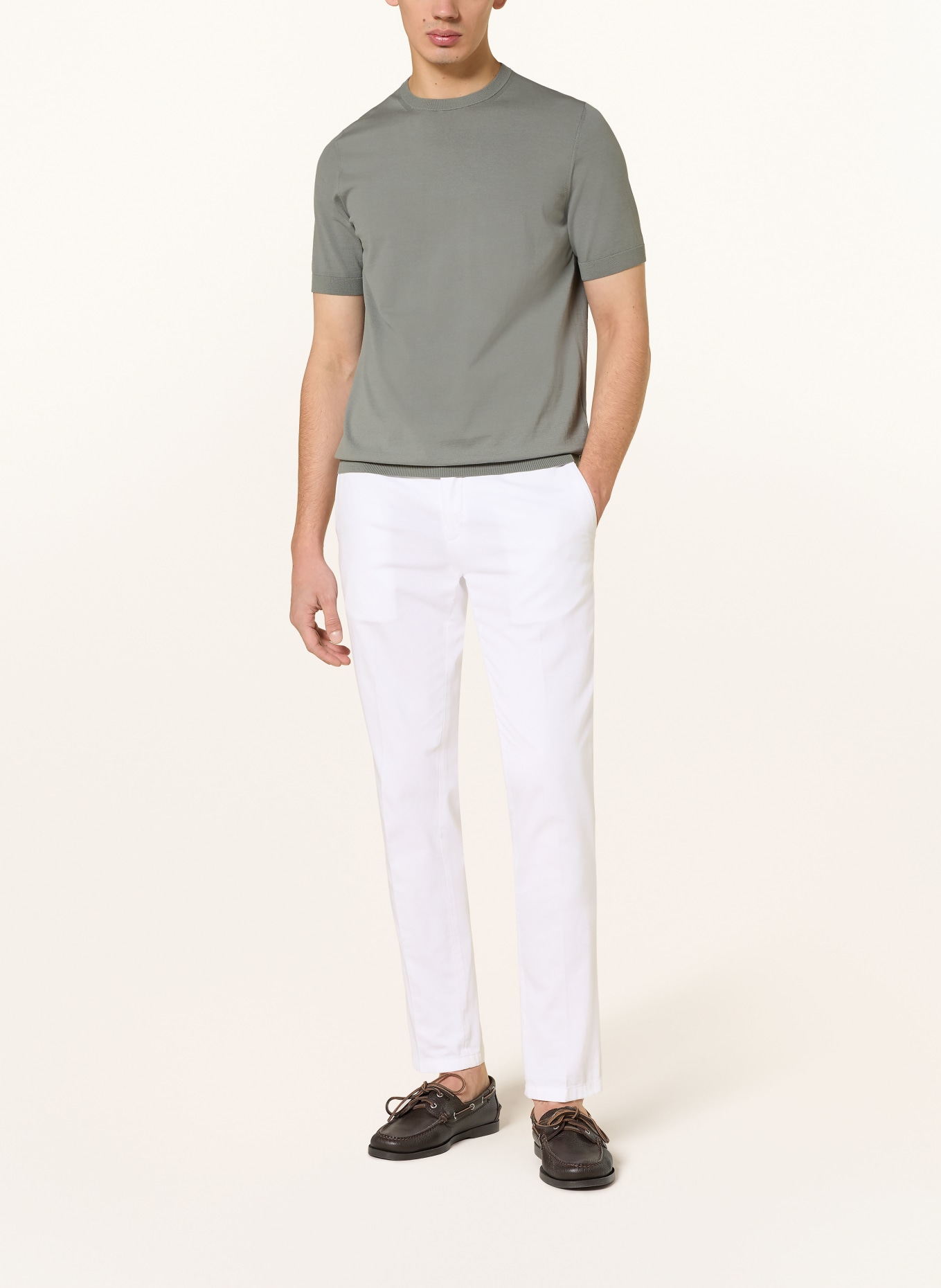 CHAS Pull en maille: BLEU PÉTROLE