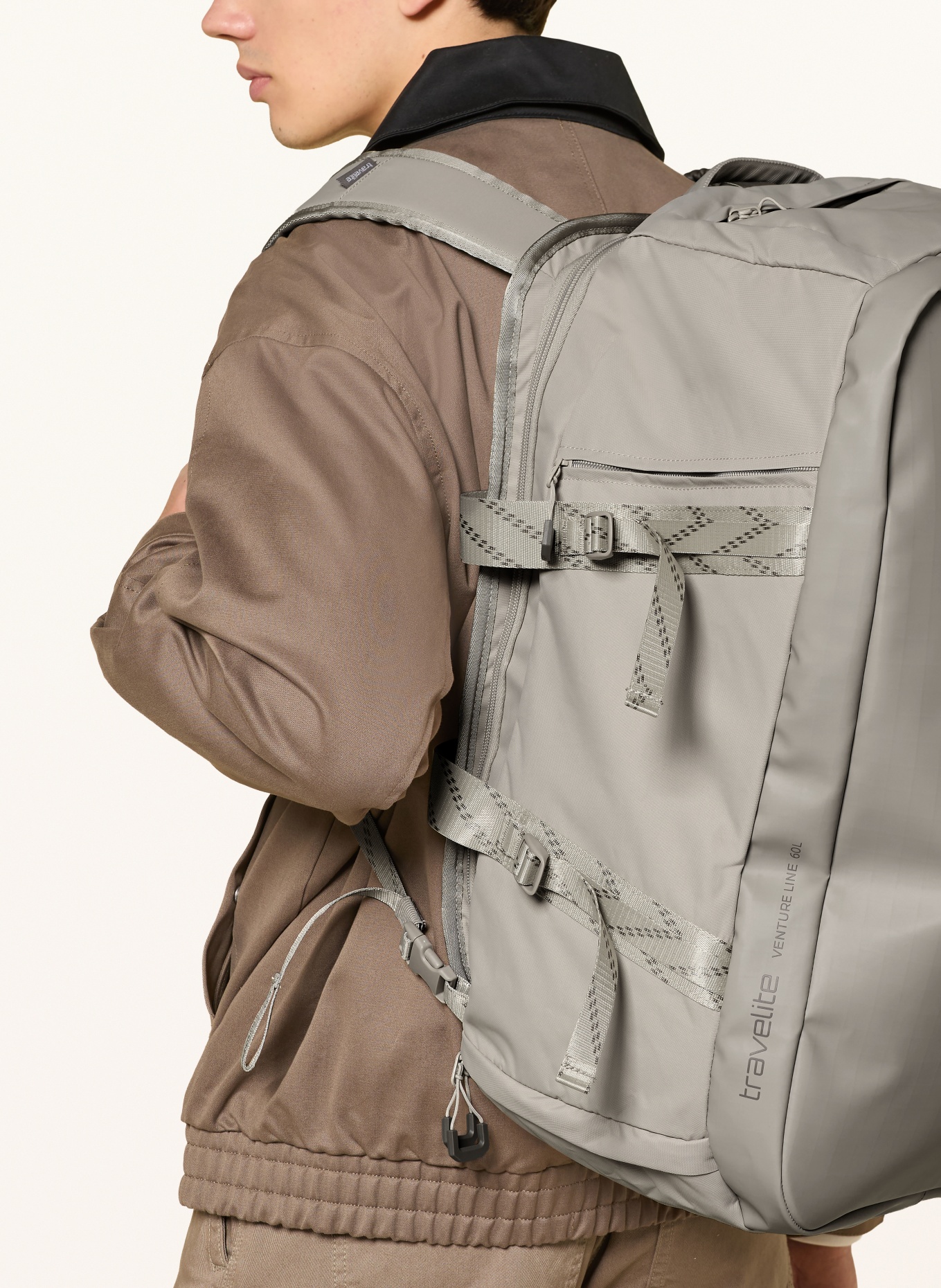 travelite Torba podróżna VENTURE LINE LARGE 60 l: BEŻOWY