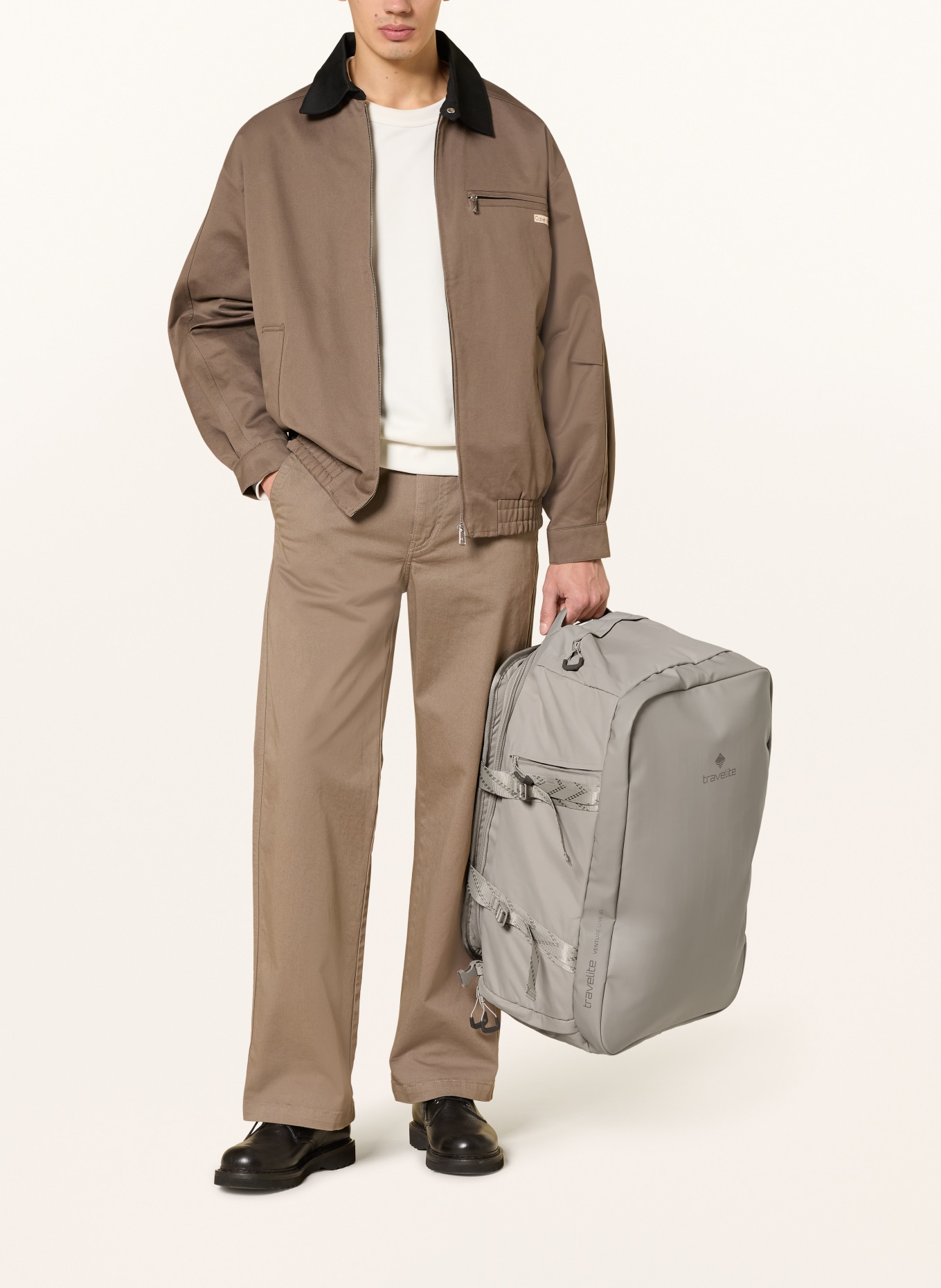 travelite Torba podróżna VENTURE LINE LARGE 60 l: BEŻOWY