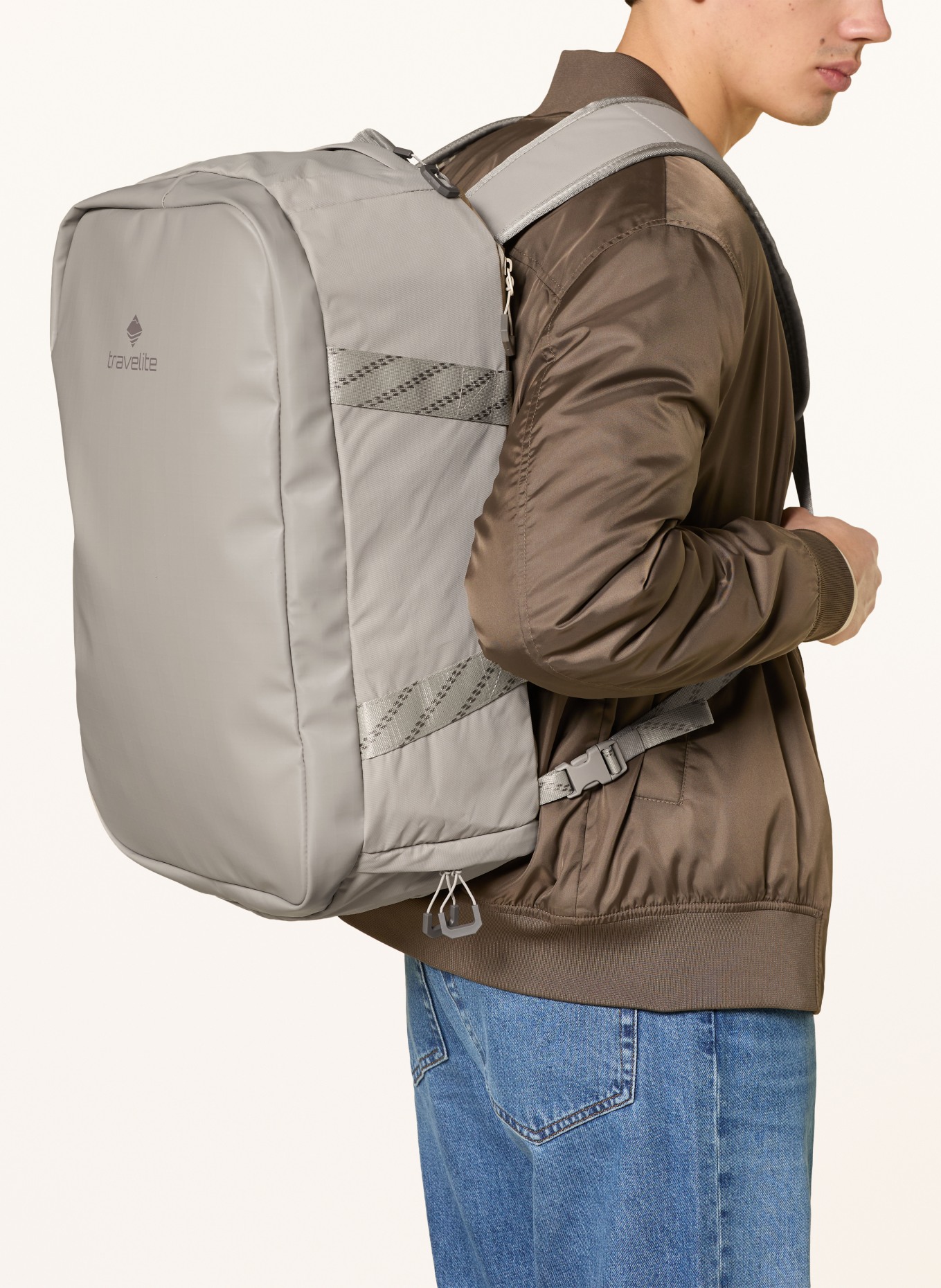 travelite VENTURE LINE MEDIUM Travel Bag, 44 L: BEIGE