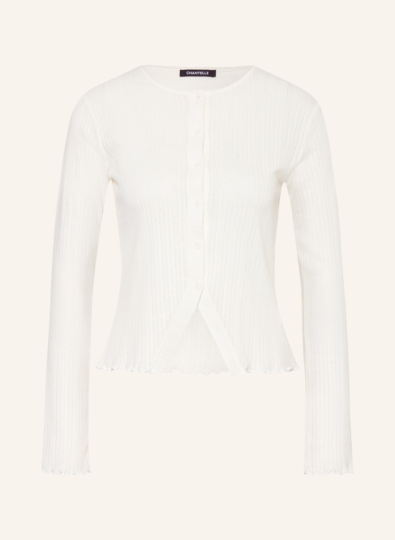 CHANTELLE LOVIE Lounge Jacket: CREAM