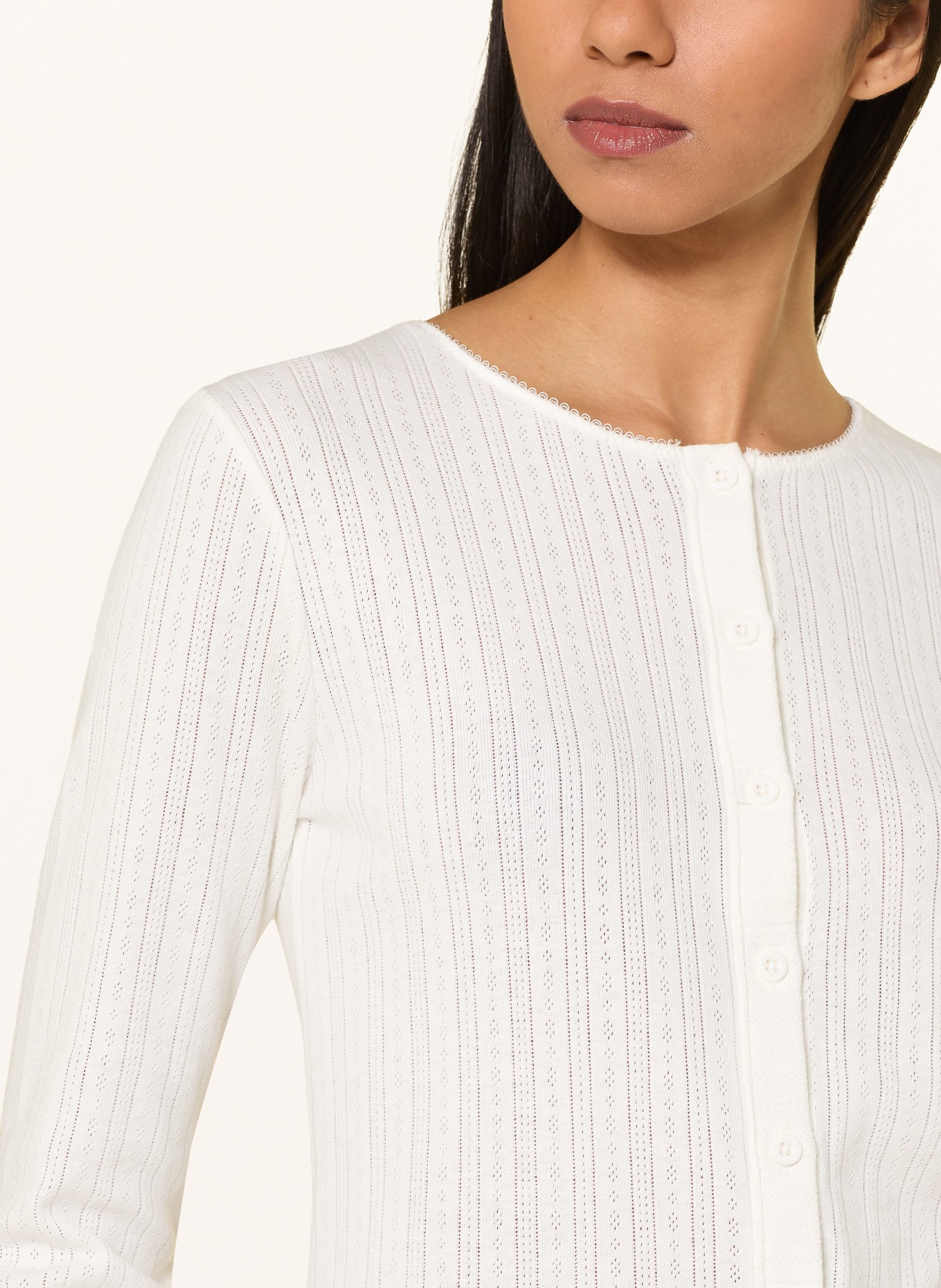CHANTELLE LOVIE Lounge Jacket: CREAM